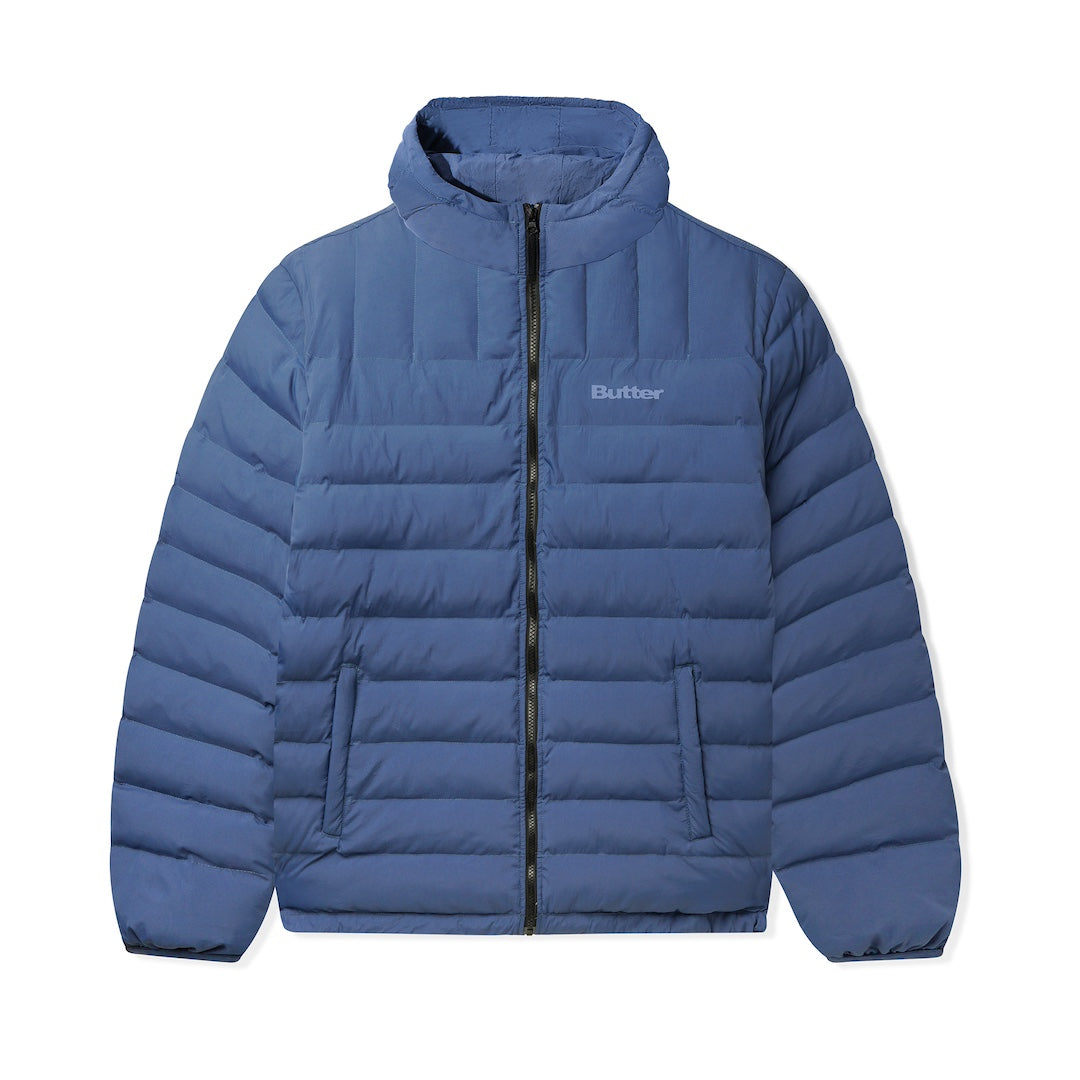 Butter Goods Hooded Puffer Slate