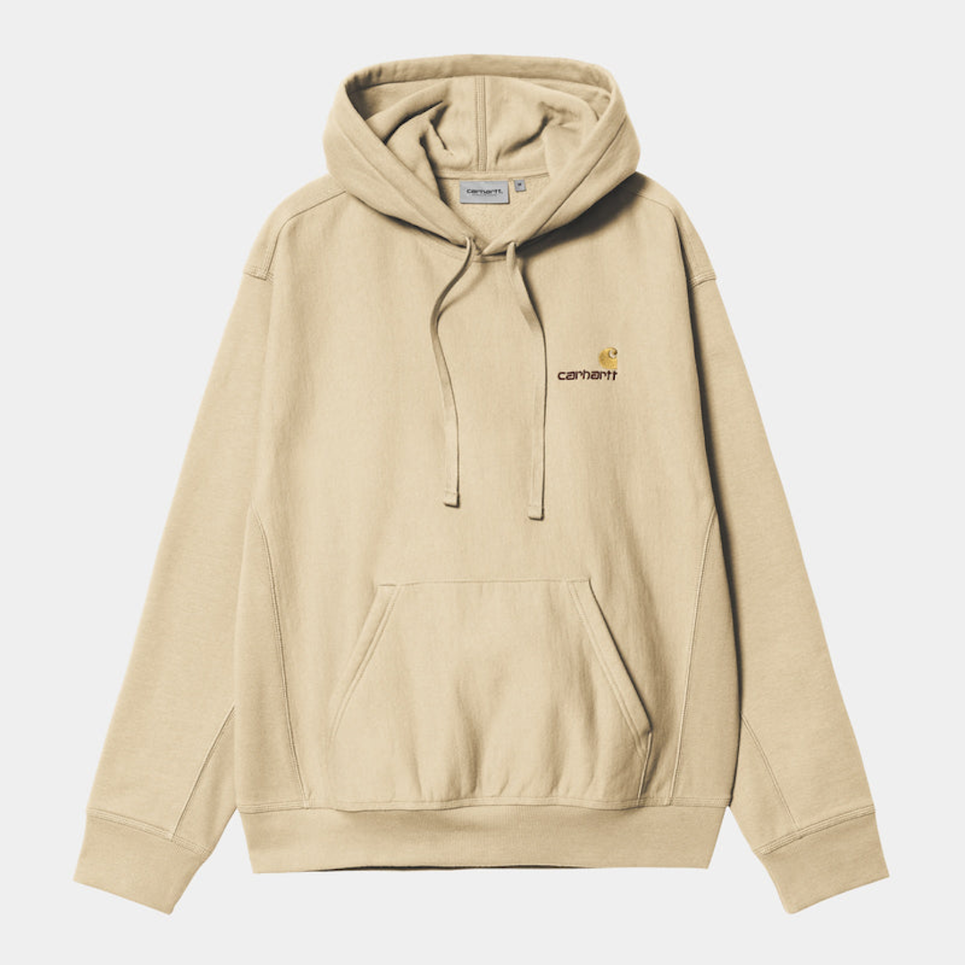 Carhartt WIP Hooded American Script Sweat Rattan