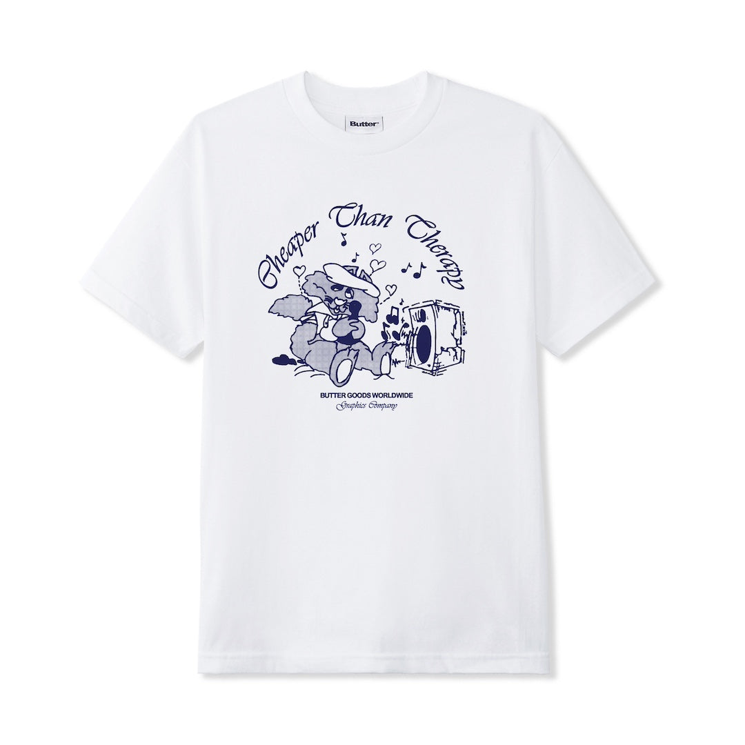 Butter Goods Karaoke Tee White