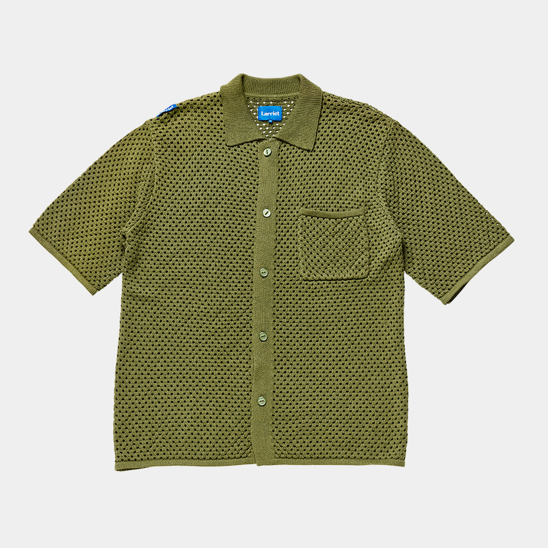 Larriet Flora Short Sleeve Shirt Army