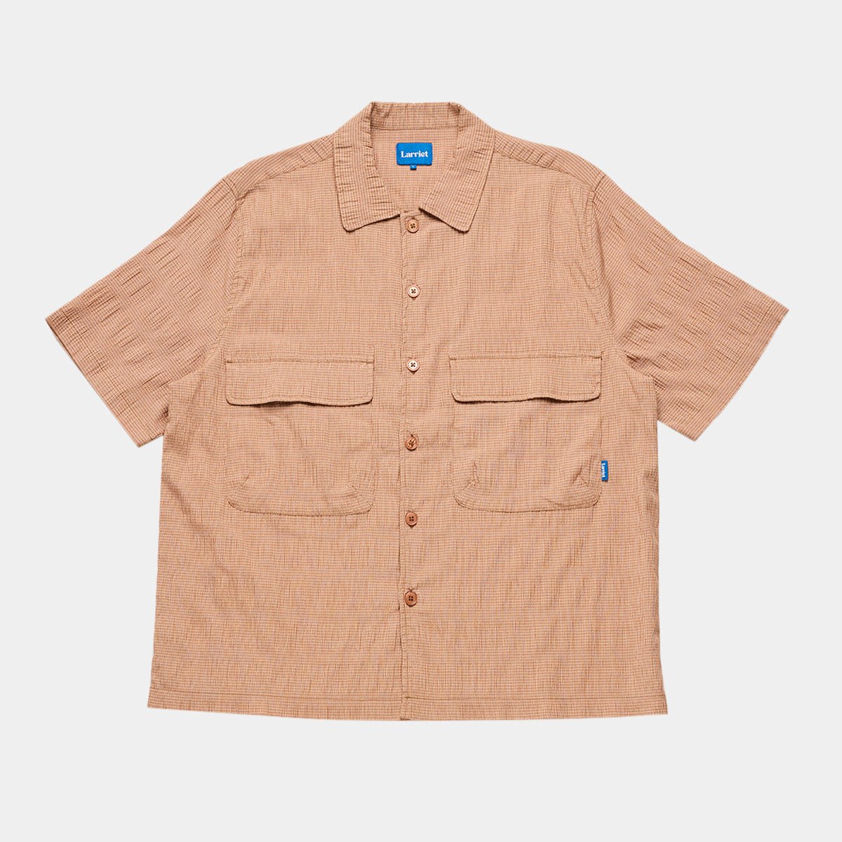 Larriet Kendalls Short Sleeve Shirt Clay Plaid