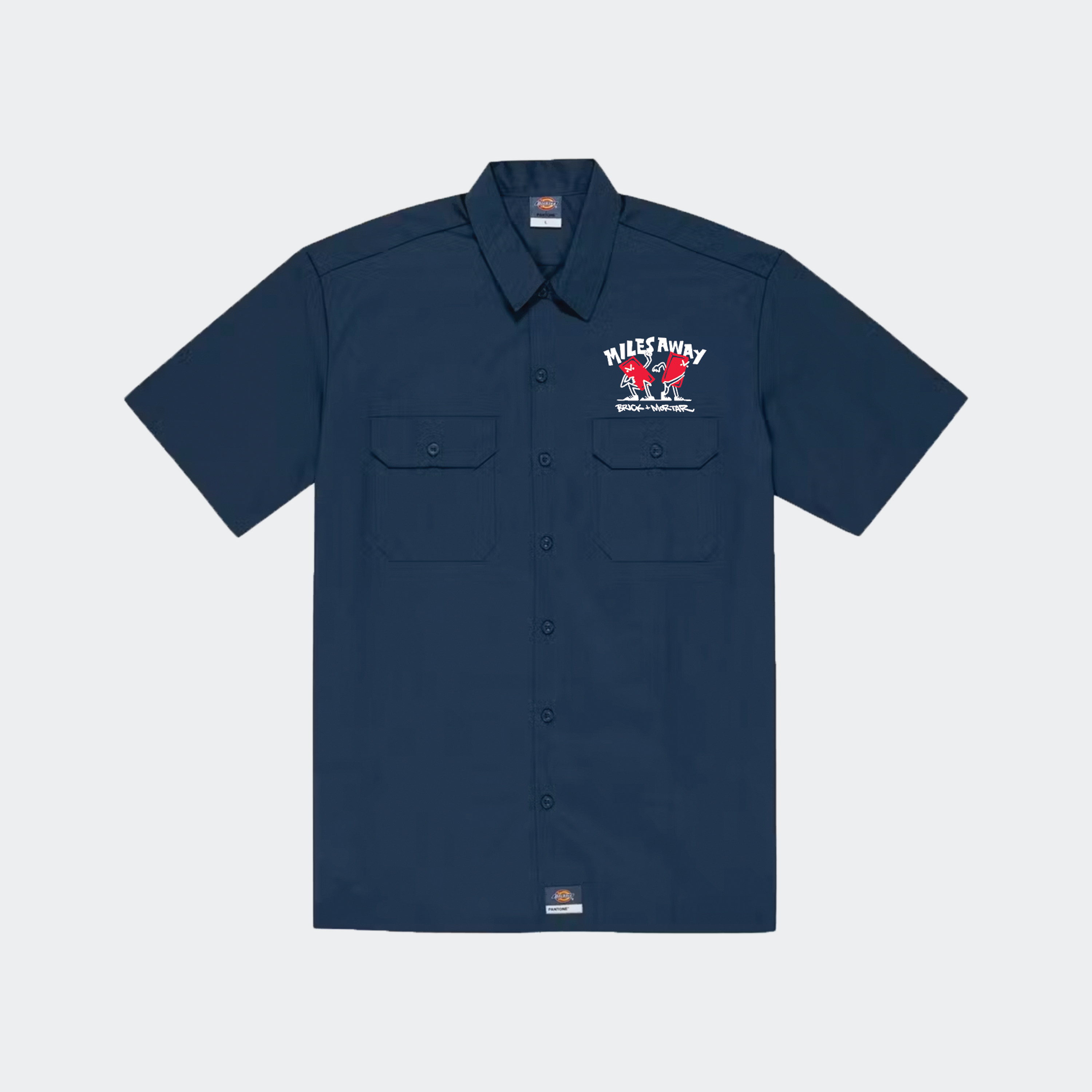 Brick + Mortar x Miles Away Work Shirt Navy