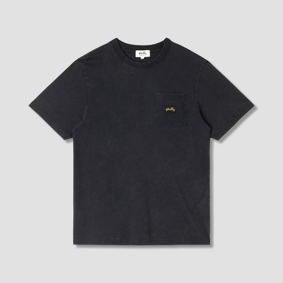 Stan Ray Patch Pocket Tee Washed Black