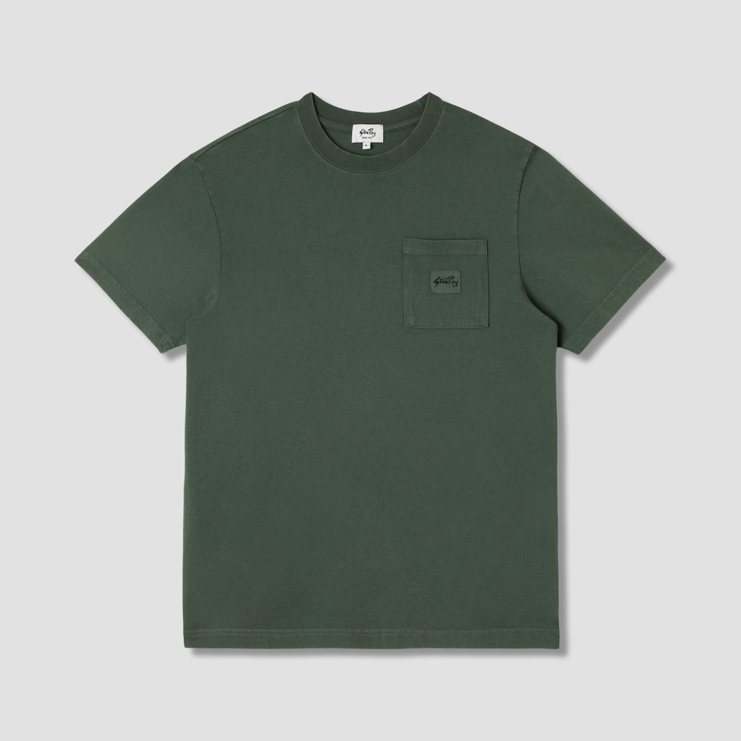 Stan Ray Patch Pocket Tee Washed Green