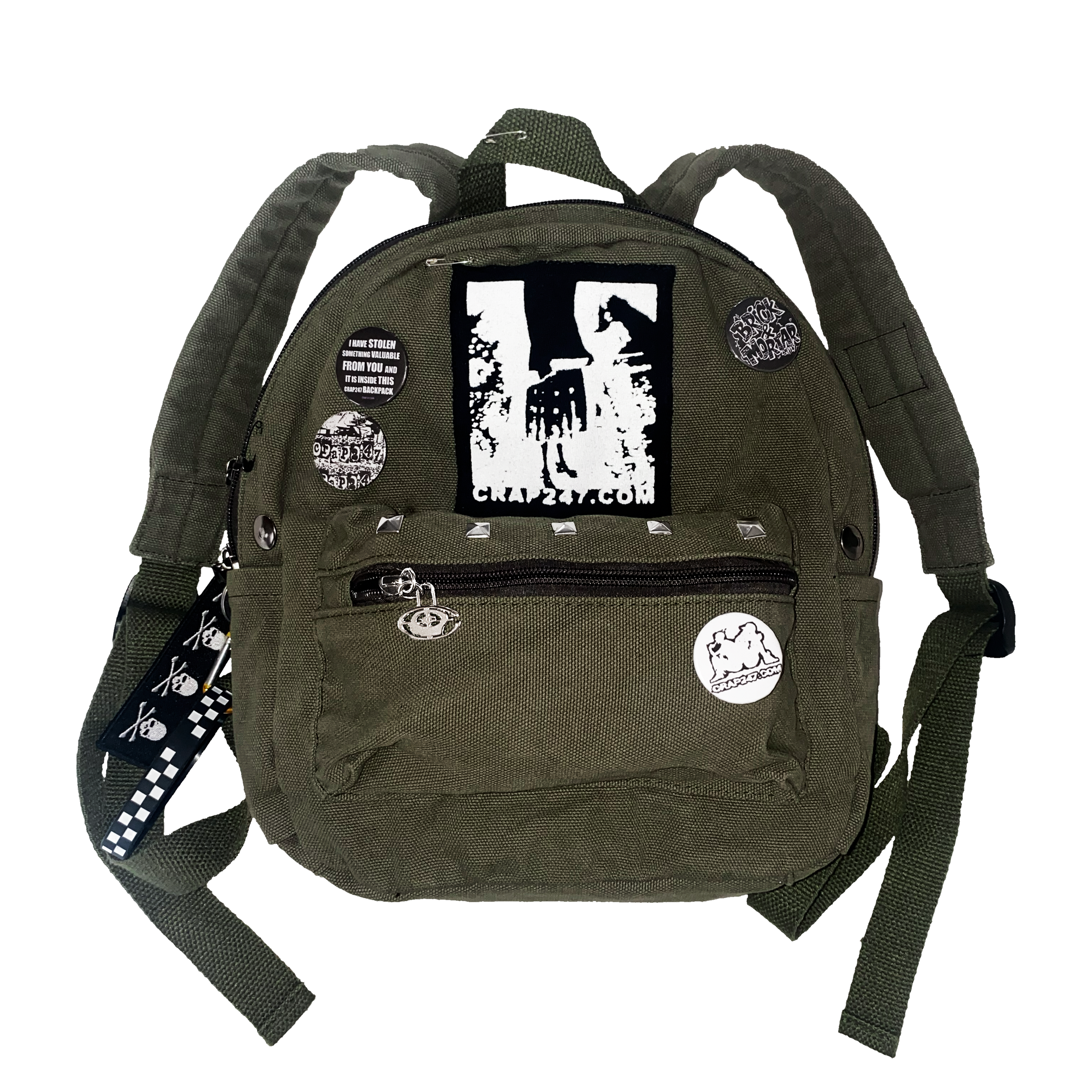 Crap247 Canvas Daypack Green