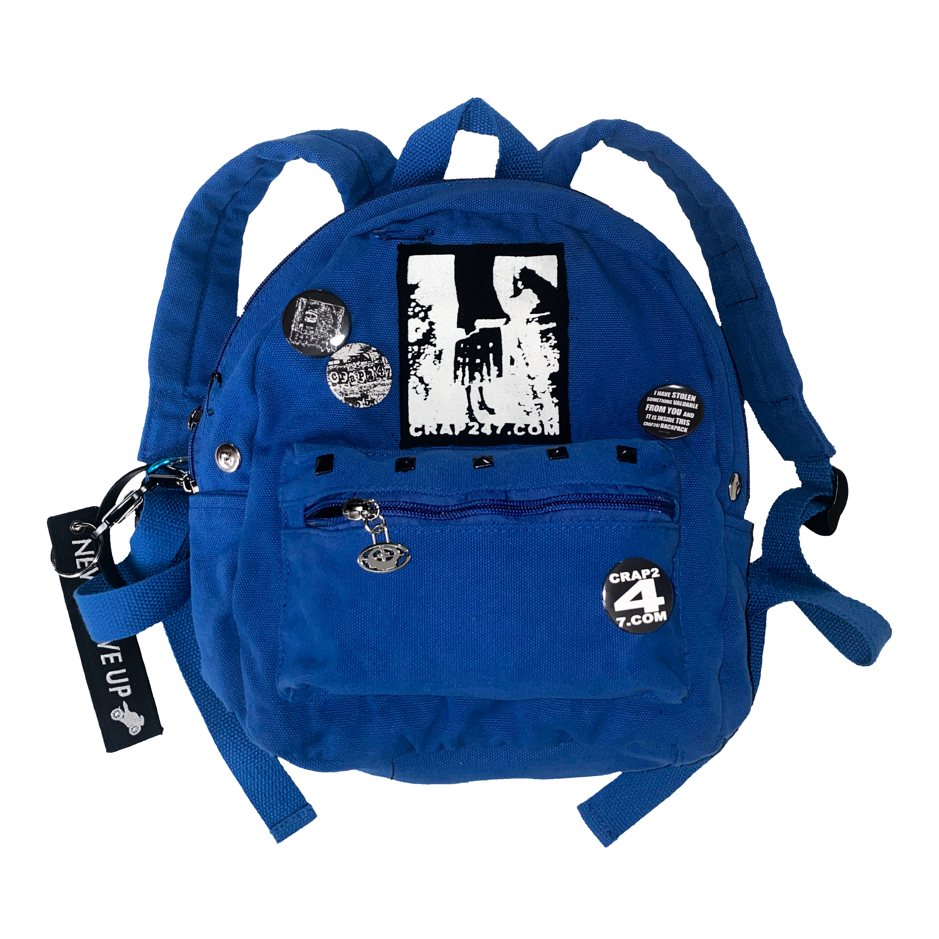 Crap247 Canvas Daypack Blue