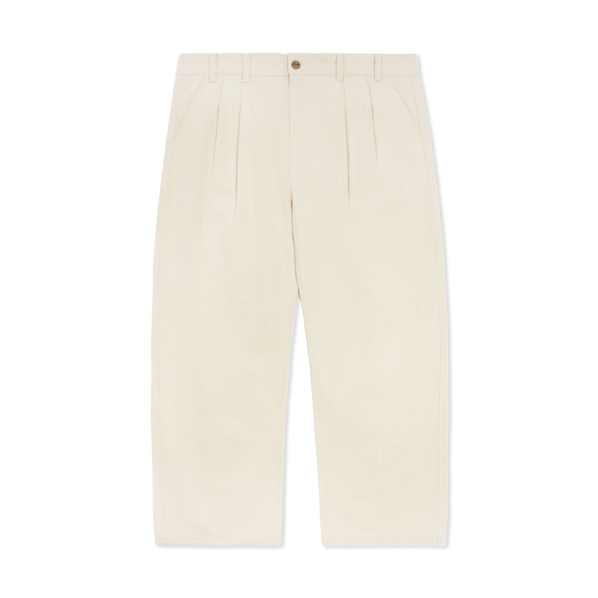 Butter Goods Pleated Trousers Bone