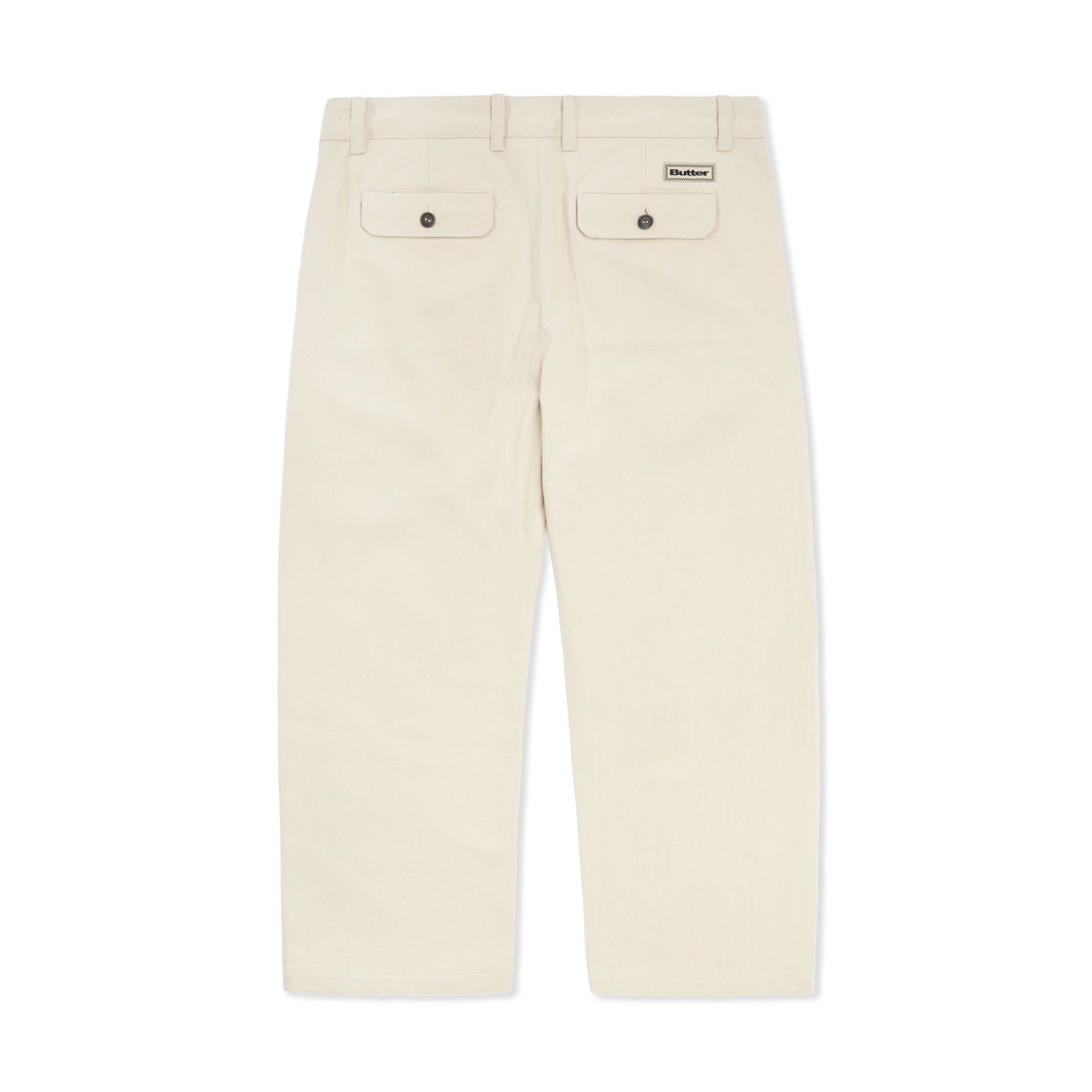 Butter Goods Pleated Trousers Bone