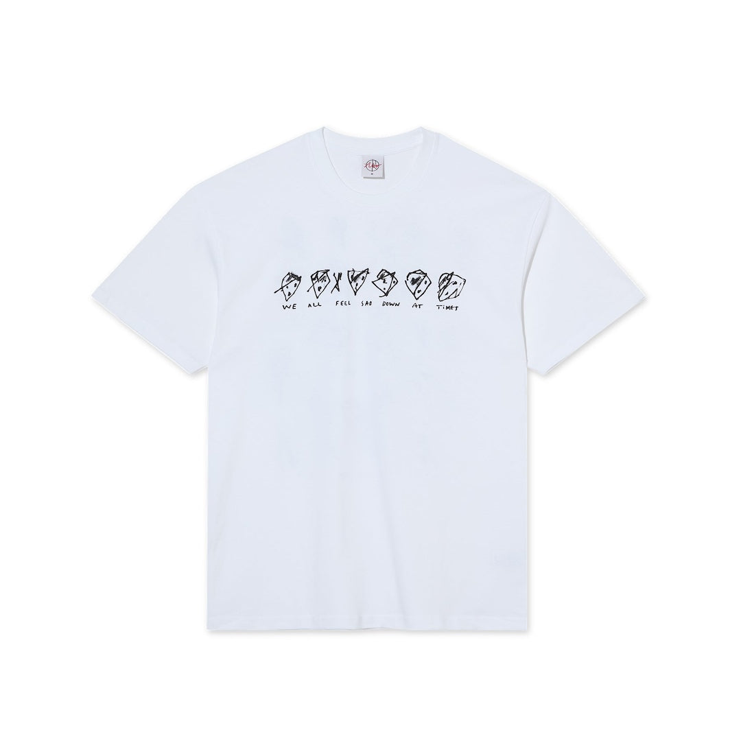 Polar Skate Co. Sad At Times Tee White