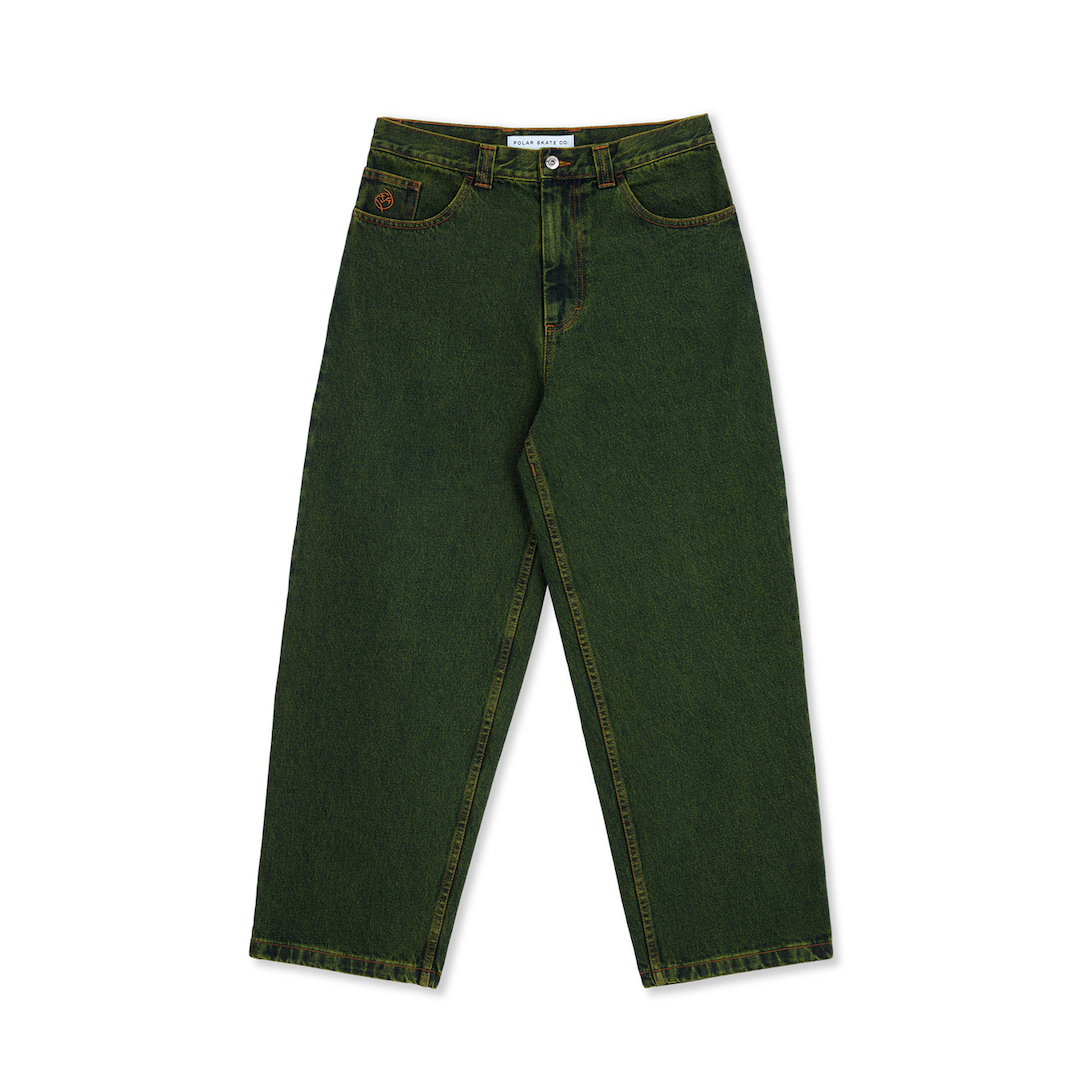 Polar Skate Co. Big Boy Jeans Chartreuse + Blue