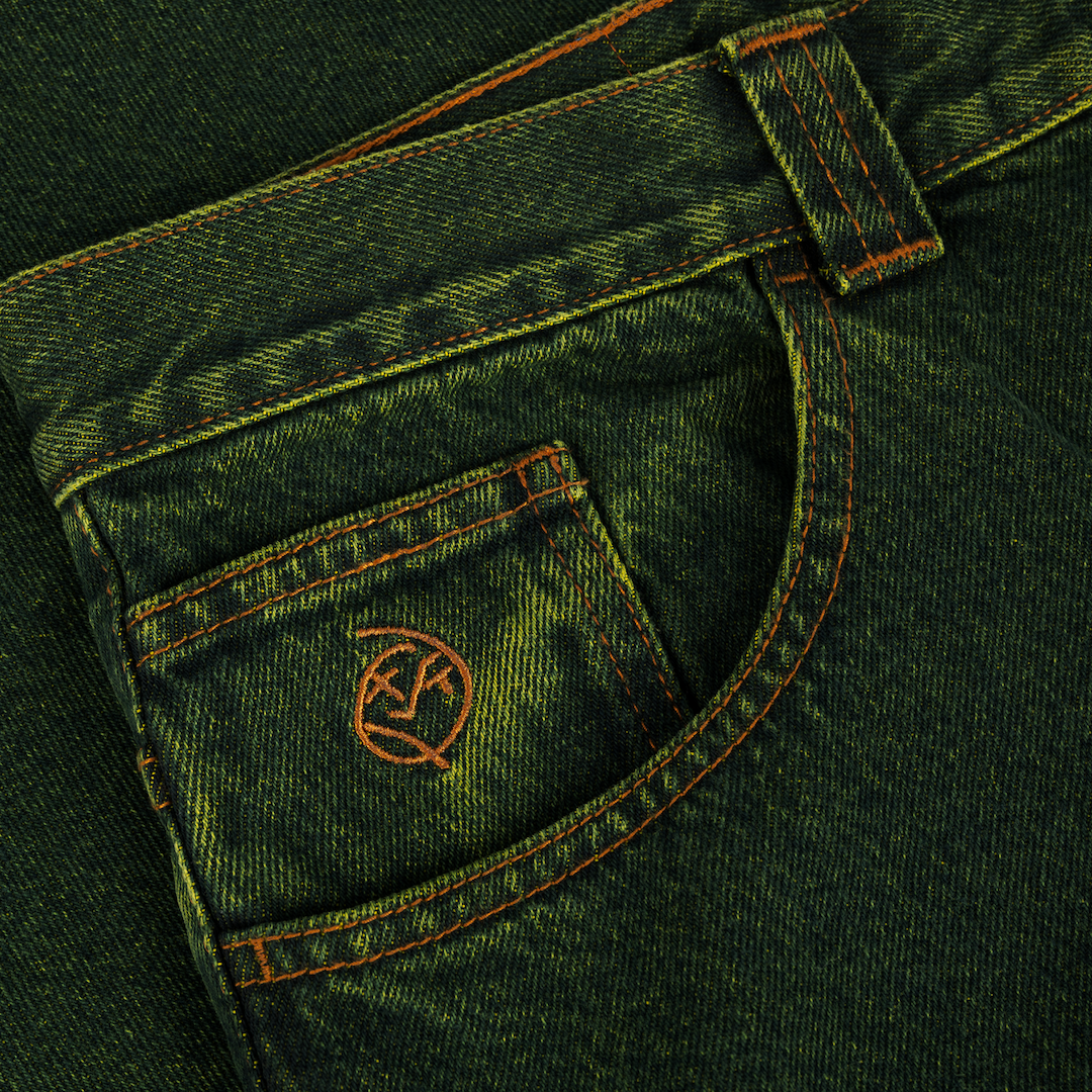 Polar Skate Co. Big Boy Jeans Chartreuse + Blue