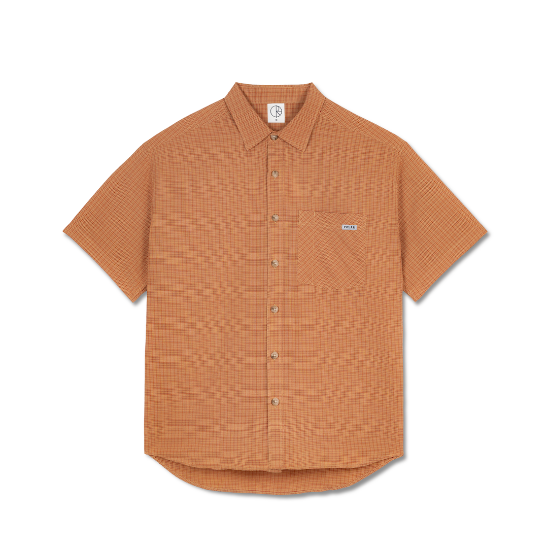 Polar Skate Co. Mitchell Shirt Rust