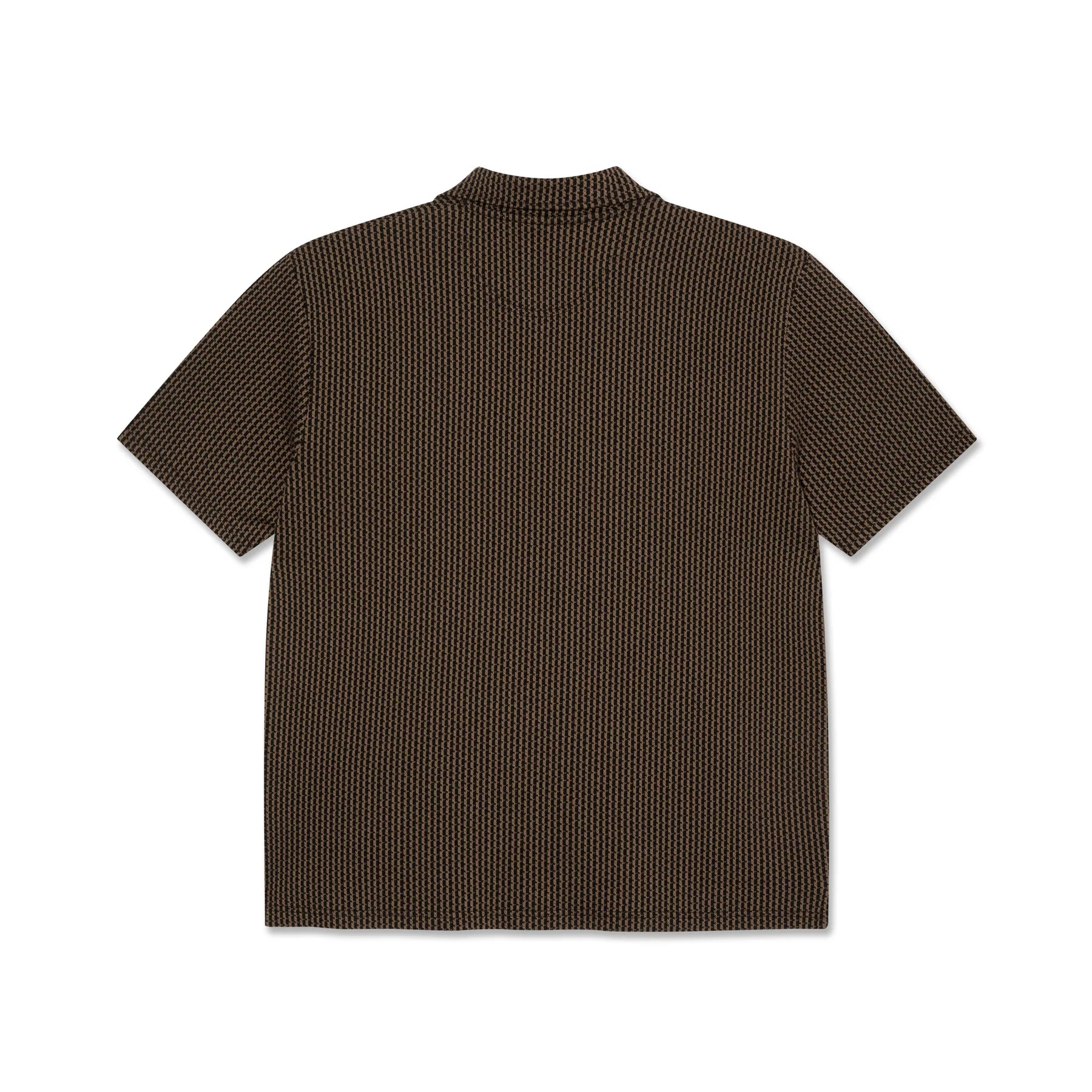 Polar Skate Co. Serge Polo Shirt Bouclé Brass + Black 