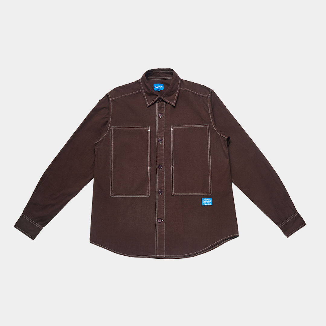 Larriet Cliff Long Sleeve Shirt Chocolate