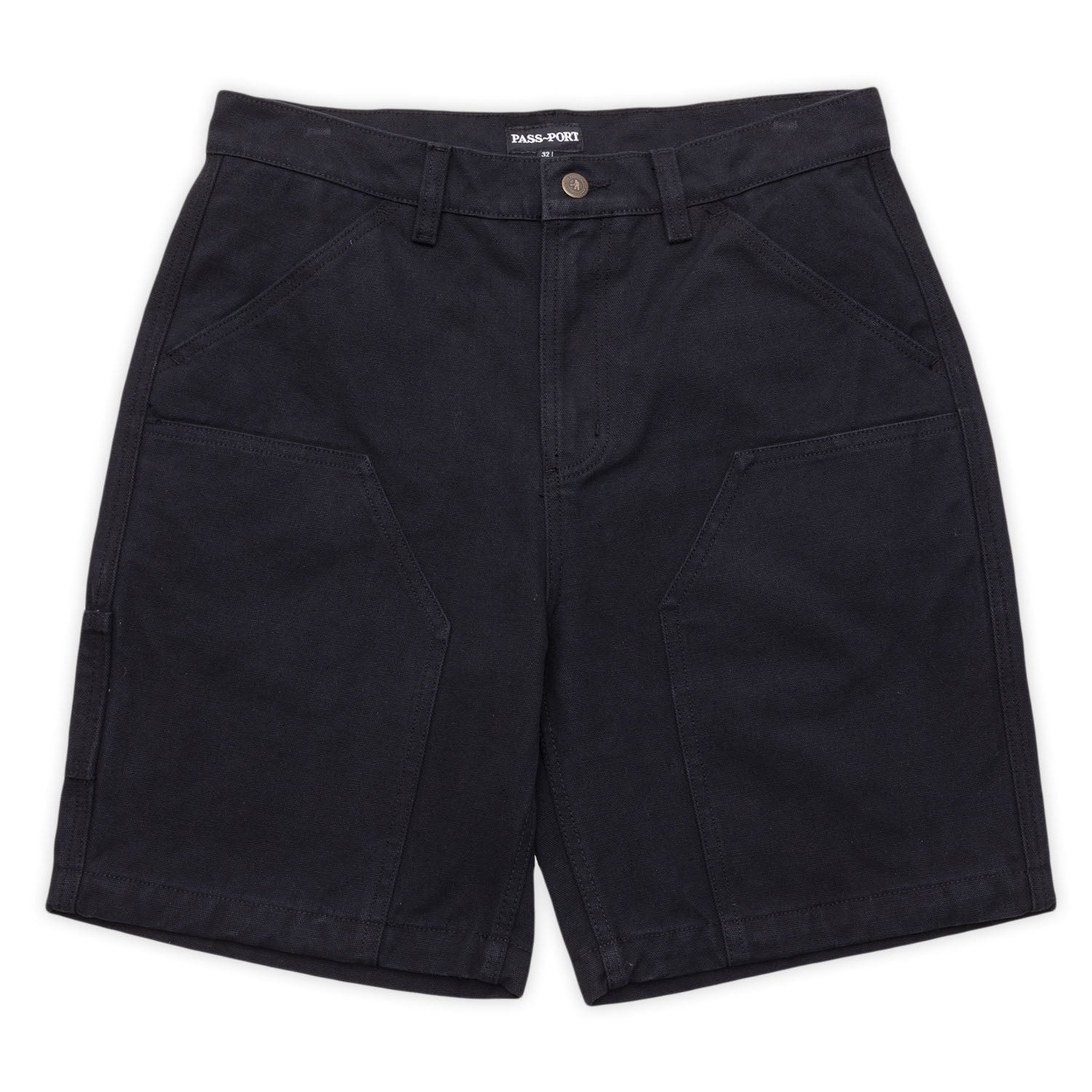 Pass~Port Workers Club Jean Short R43 Washed Black