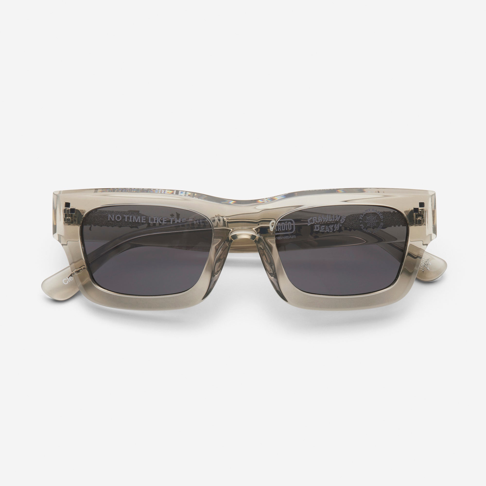 Crawling Death x Radio Sunglasses Clear Grey