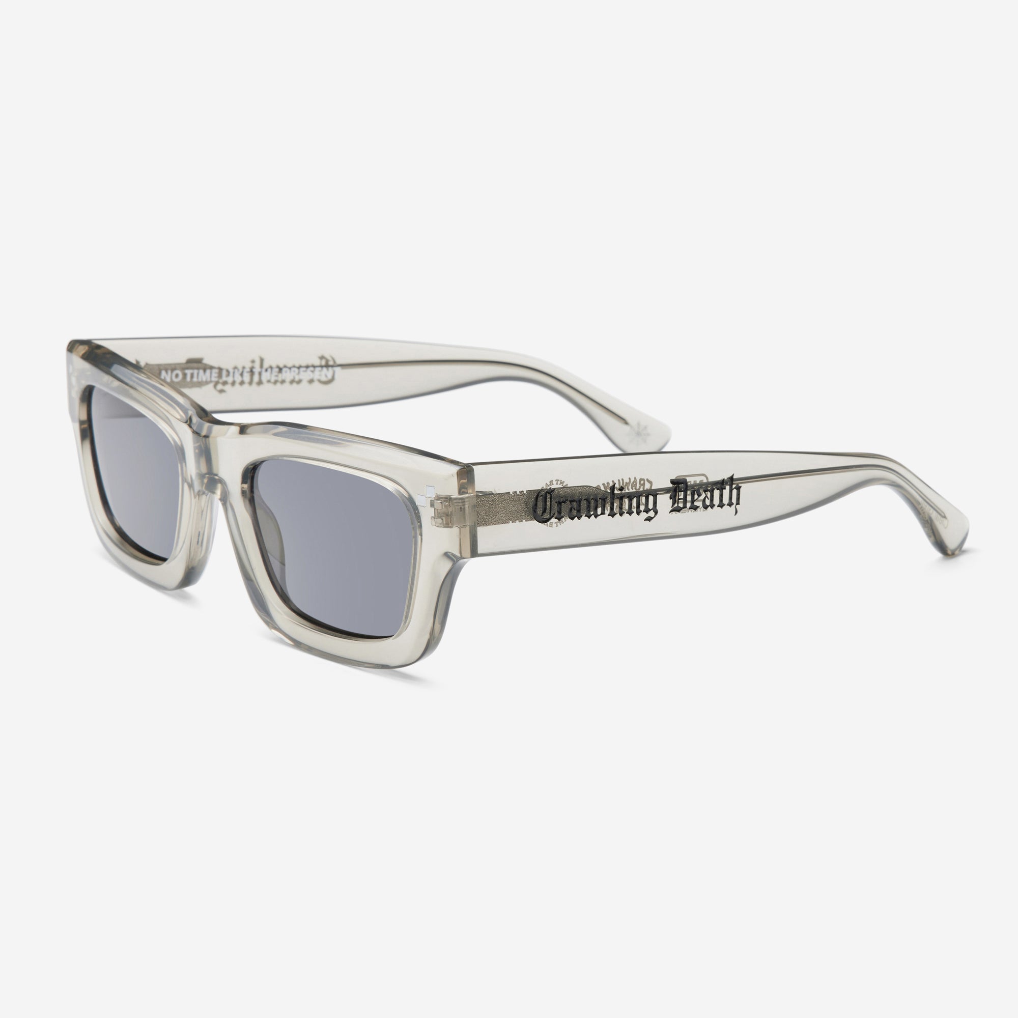 Crawling Death x Radio Sunglasses Clear Grey