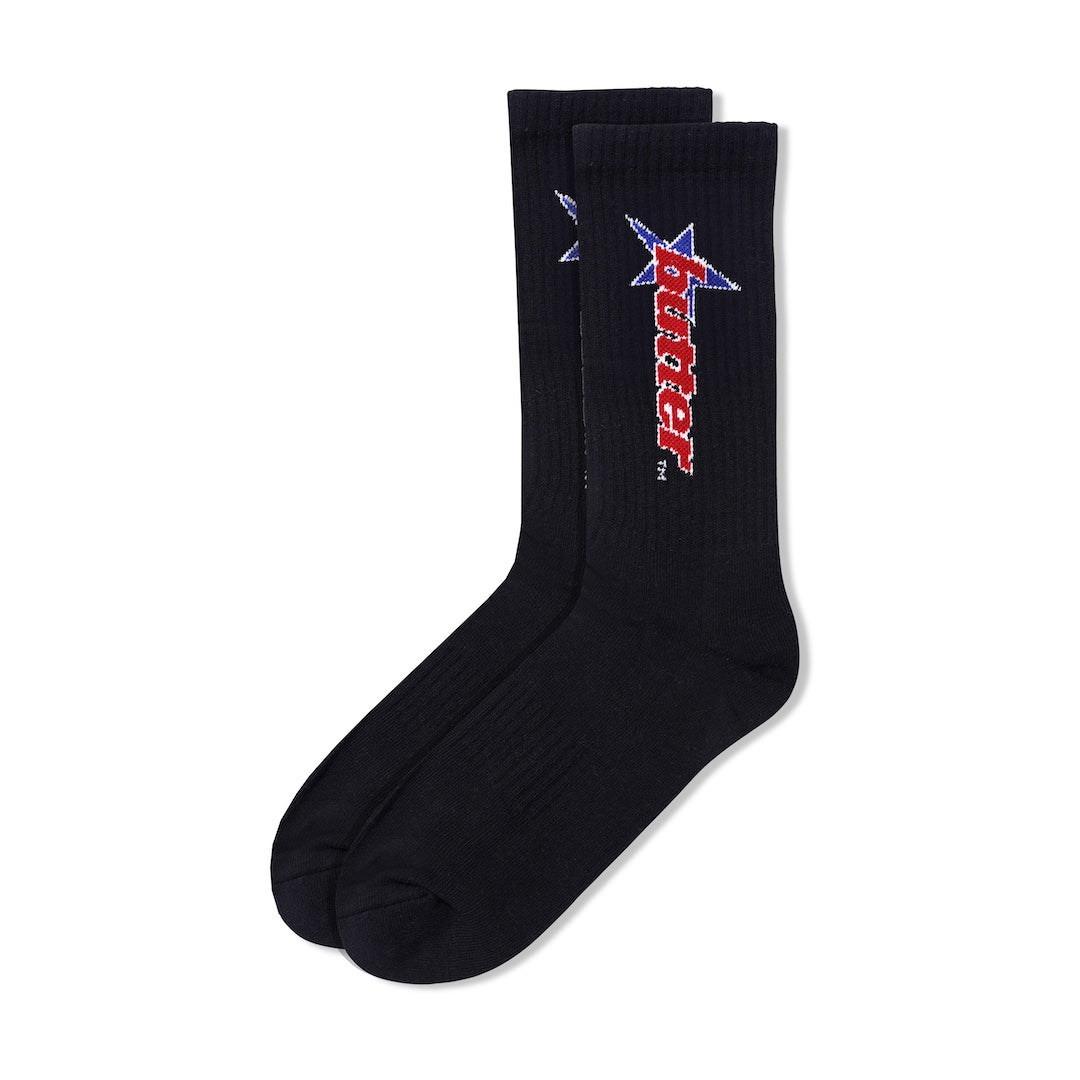 Butter Goods Racer Socks Black