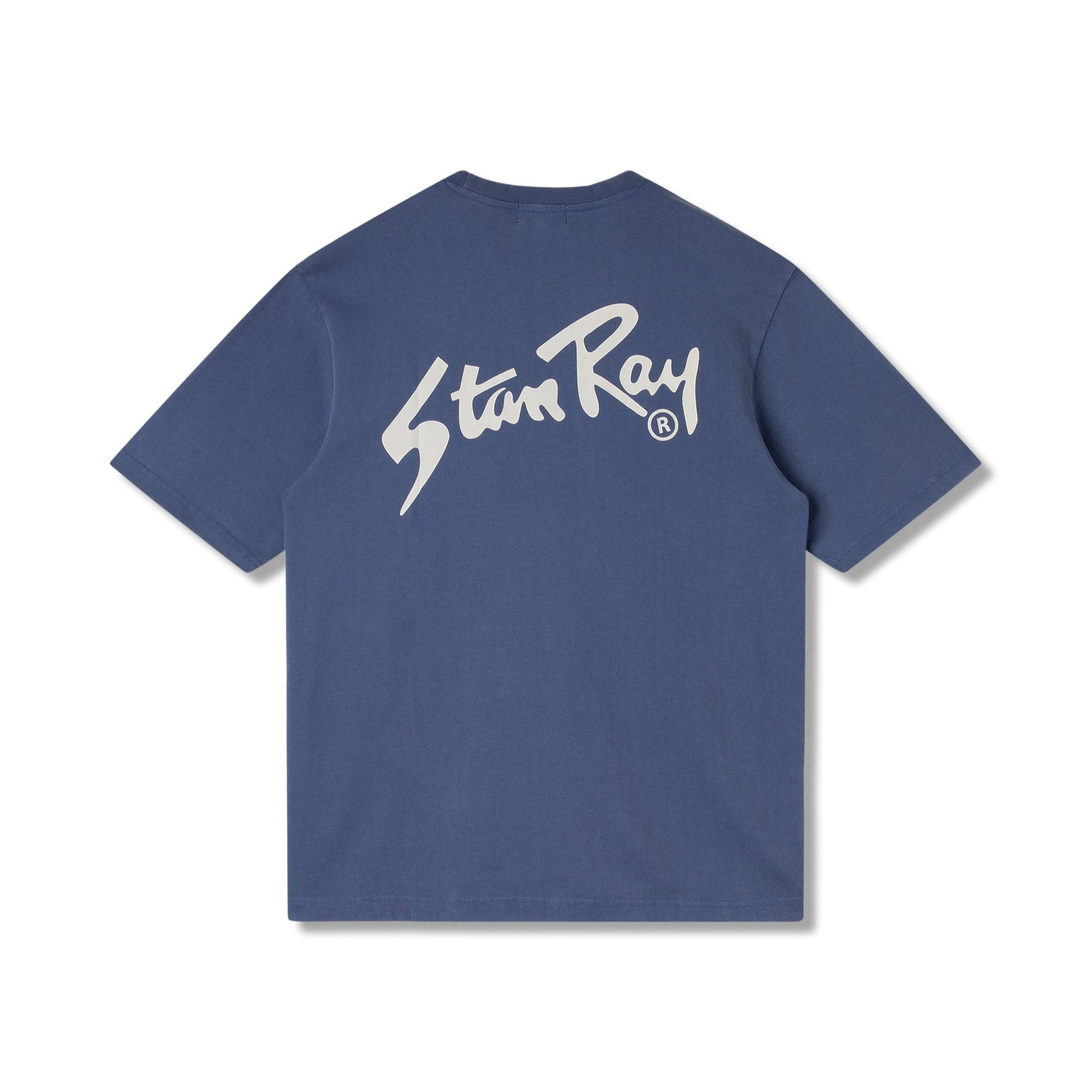 Stan Ray Stan OG Tee Battle Blue + Natural Print