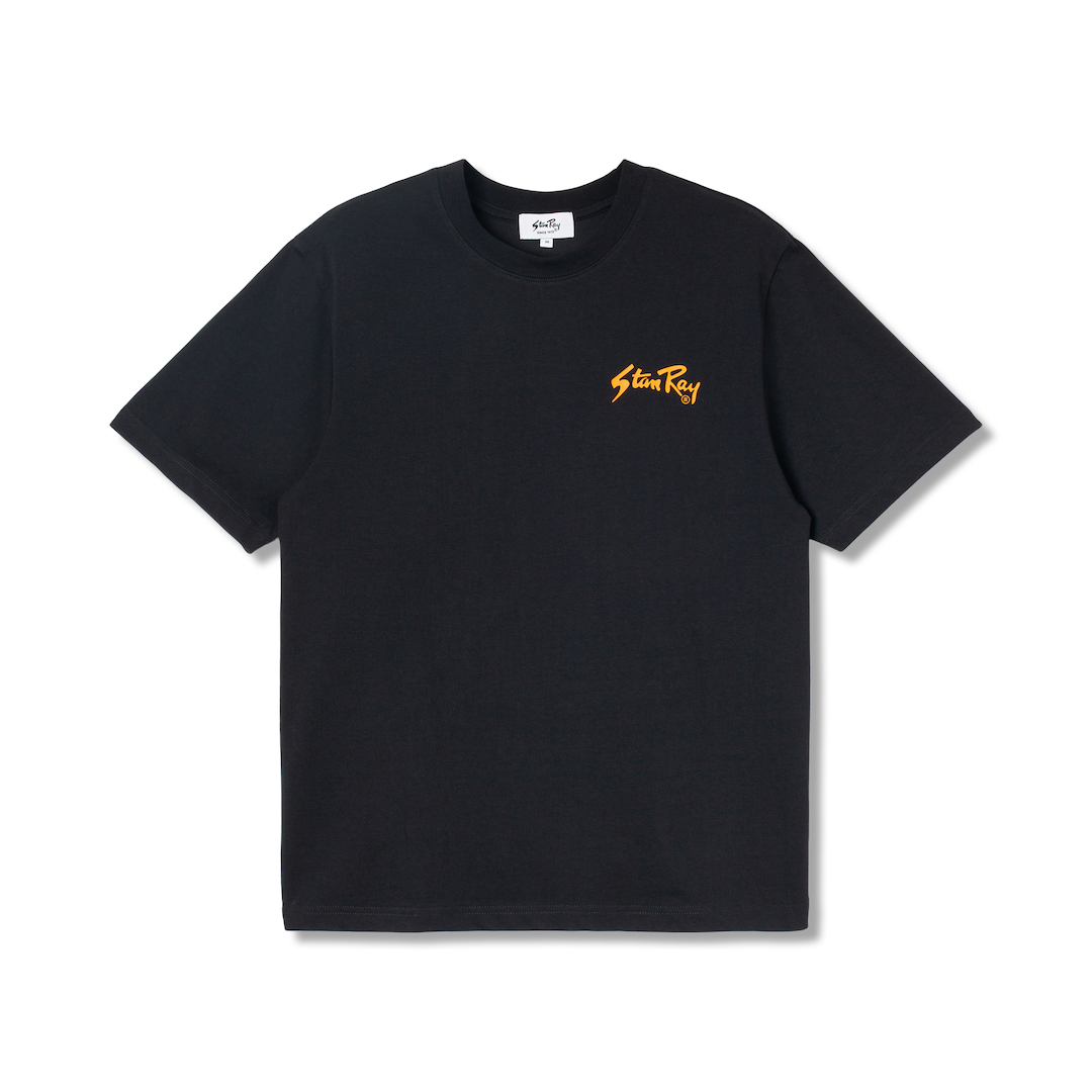 Stan Ray OG Tee Black + Orange Print