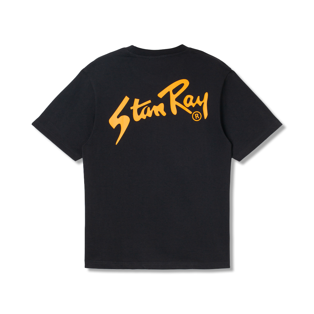 Stan Ray OG Tee Black + Orange Print