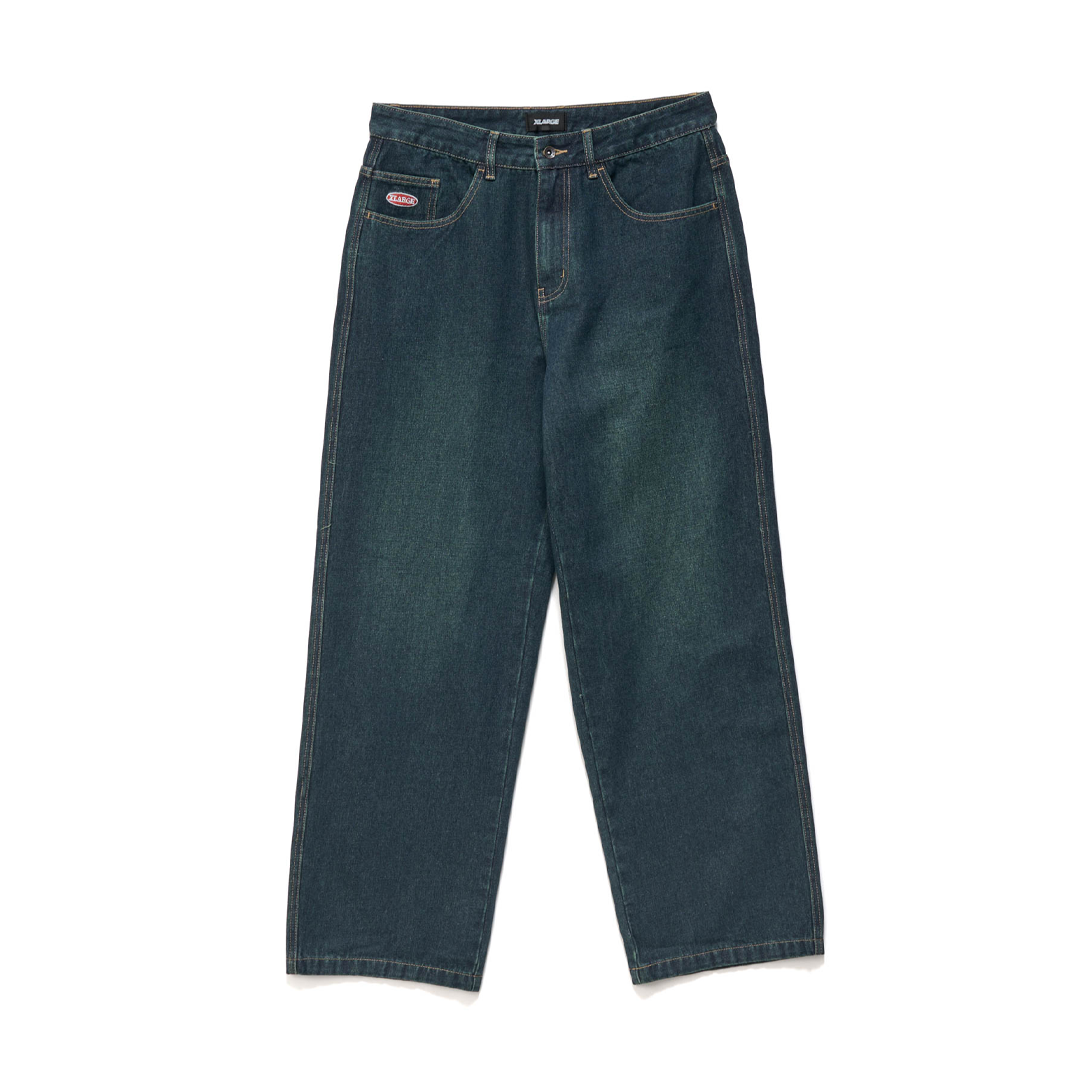 XLARGE Baggy Bull Denim 91 Pant Swamp