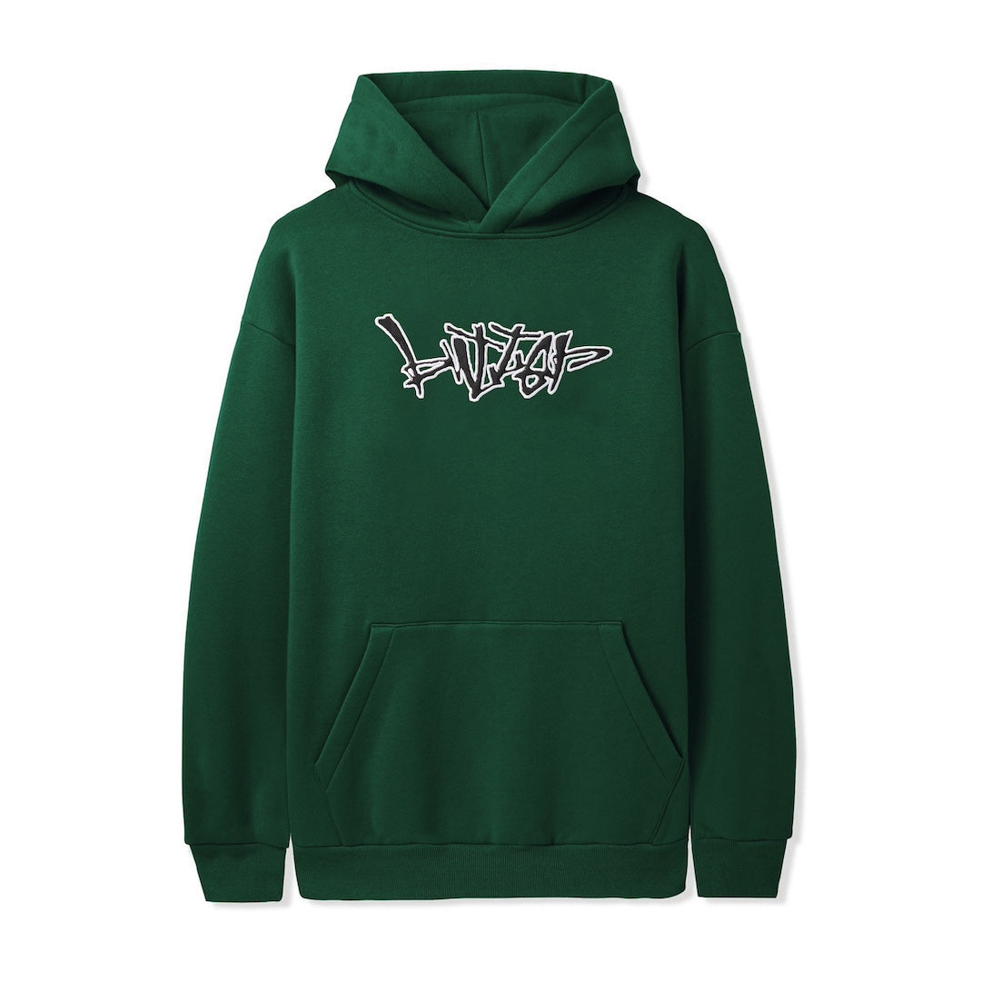 Butter Goods Scratch Applique Pullover Hood Pine