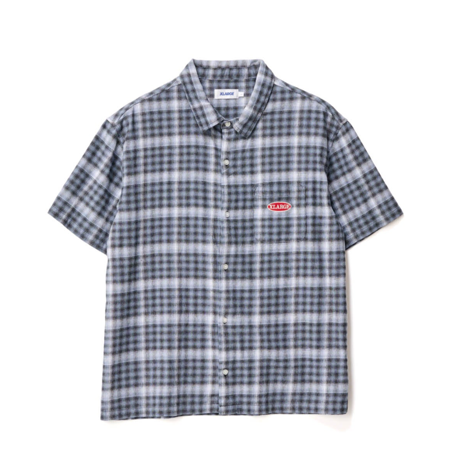 Xlarge Hound Check SS Shirt Blue