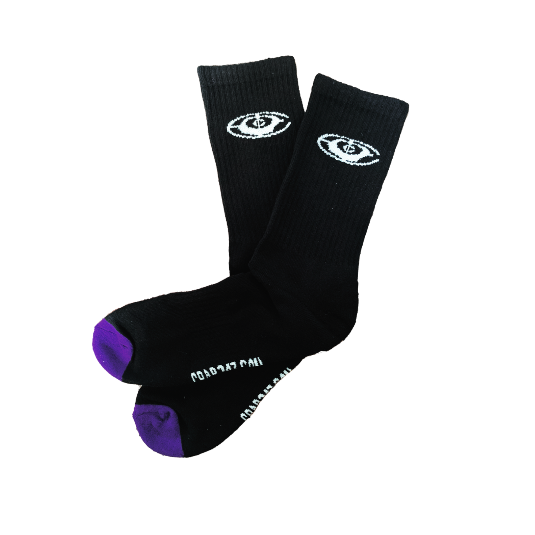 Crap247 Socks Black/Grey/Purple