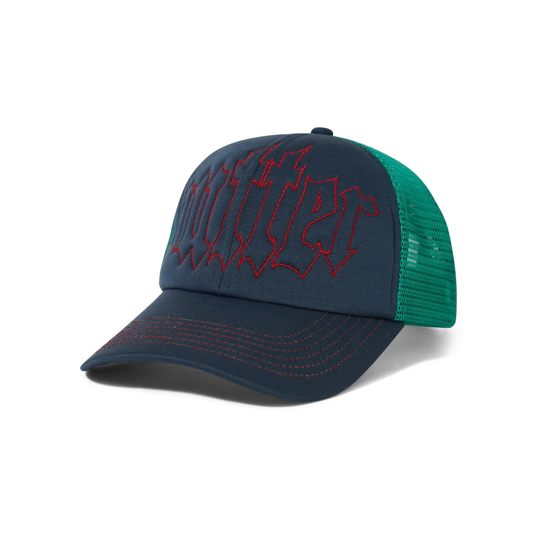 Butter Goods Shock Trucker Cap Navy