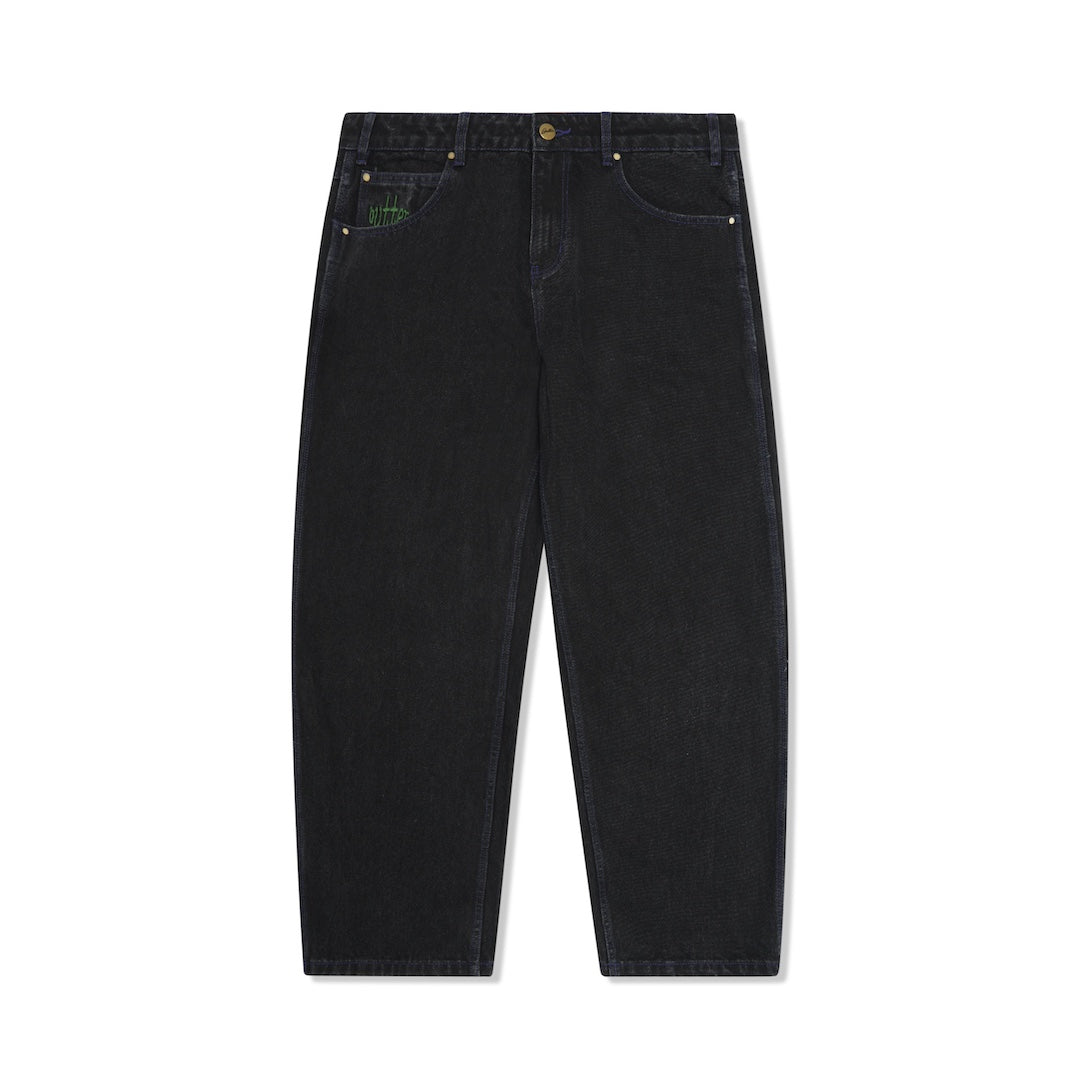 Butter Goods Spider Denim Jeans Washed Black