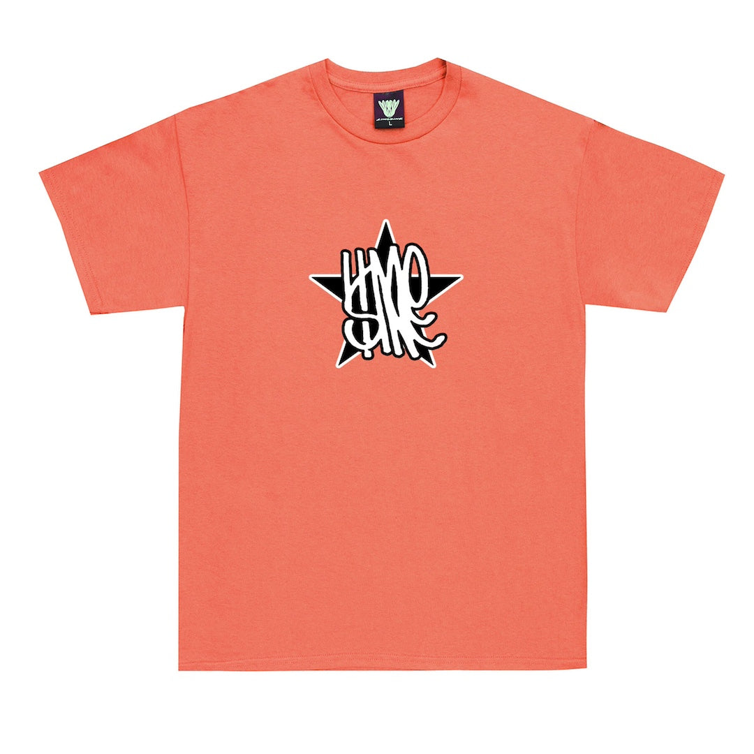 Limosine Star Tee Orange Coral