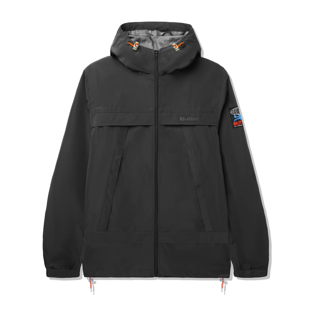 Butter Goods T-Rain Jacket Black