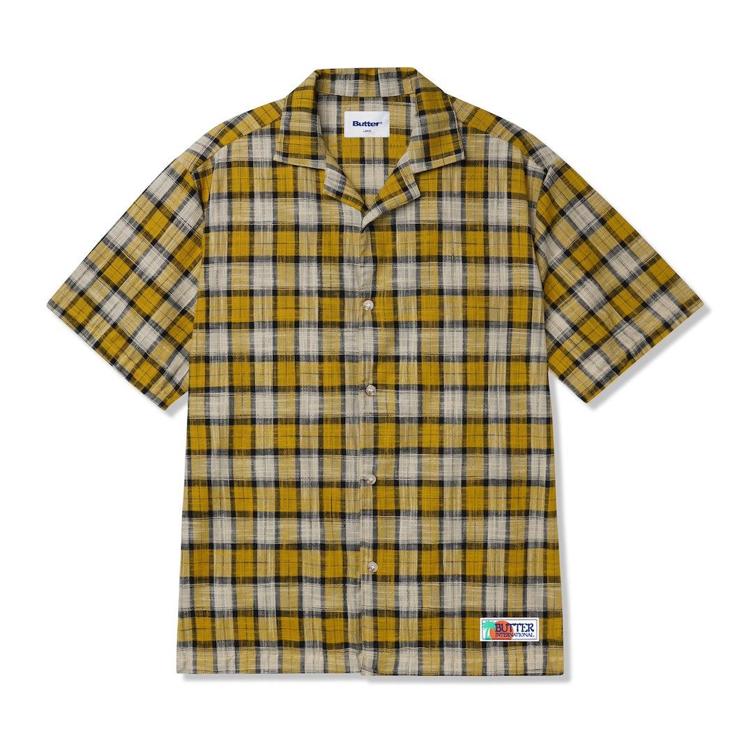 Butter Goods Vacation S/S Shirt Mustard