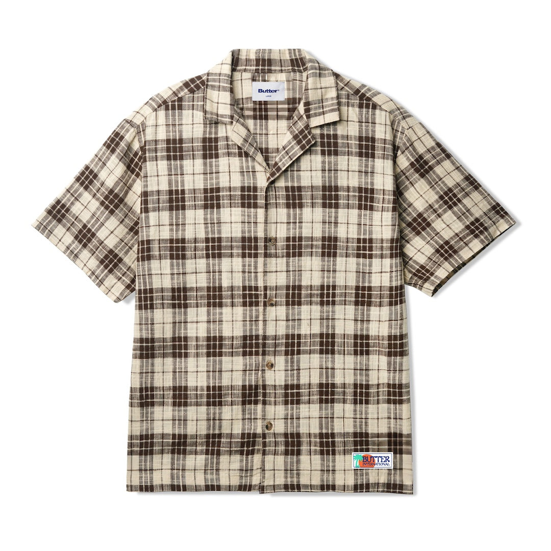 Butter Goods Vacation S/S Shirt Brown