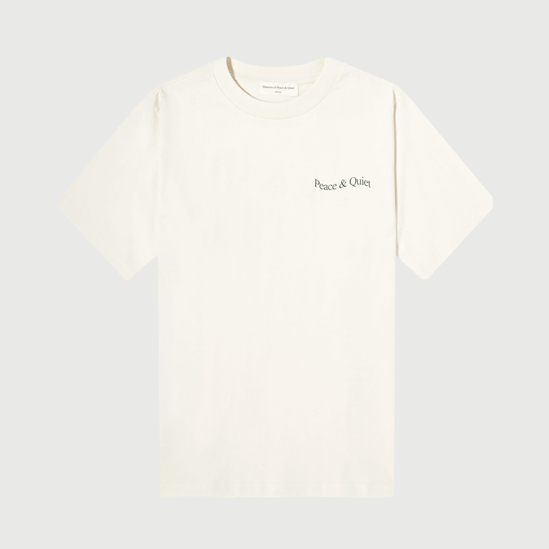 Museum Of Peace & Quiet Wordmark T-Shirt Bone