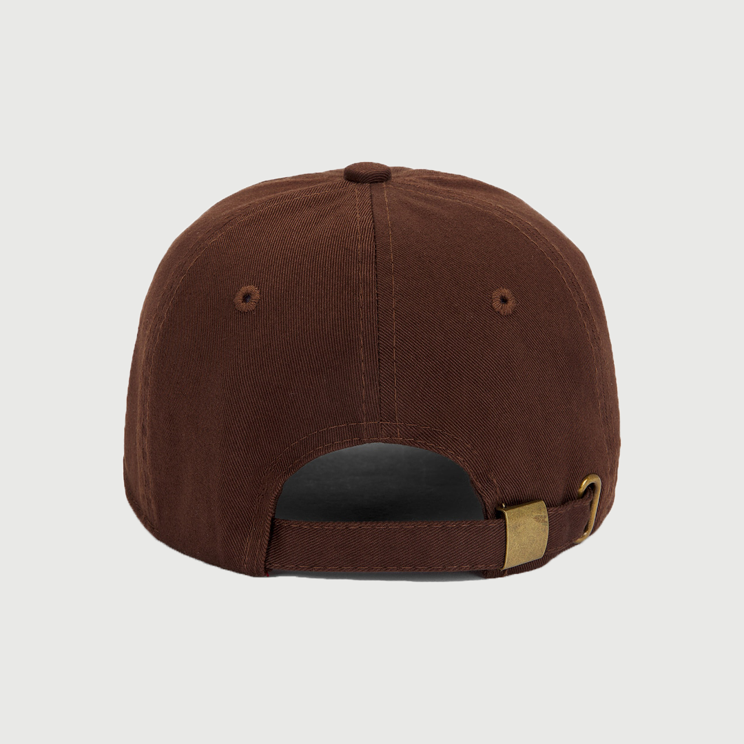 Museum Of Peace & Quiet Wordmark Dad Hat Brown