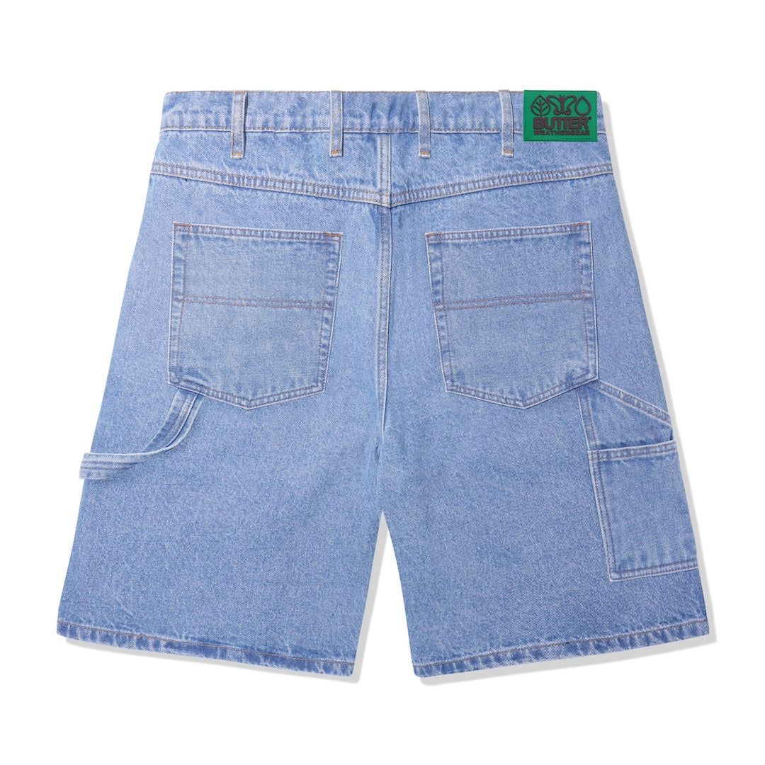 Butter Goods Weathergear Heavy Weight Denim Shorts Worn Indigo