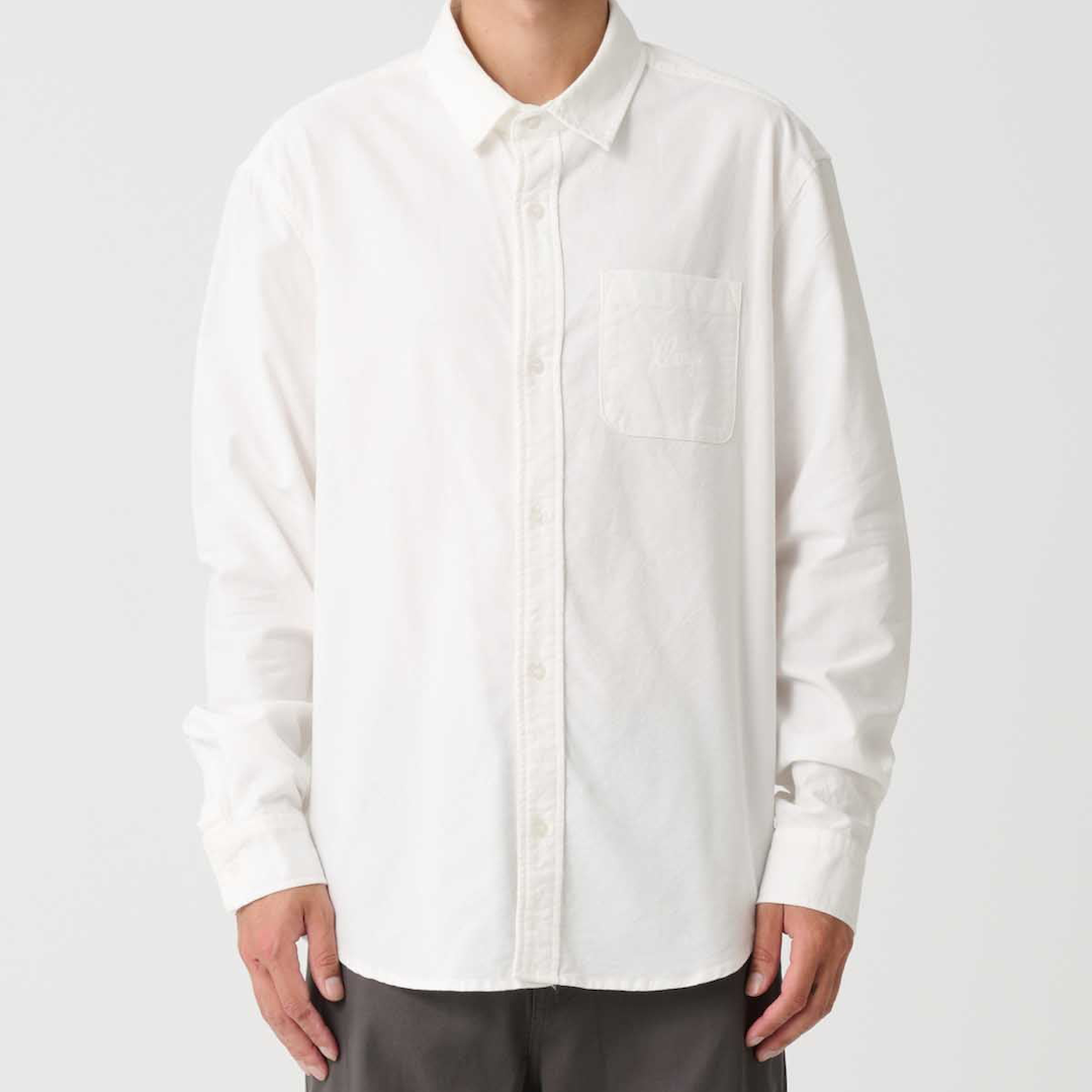 Xlarge Script LS Oxford Shirt White Oxford