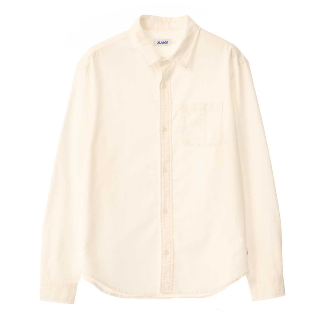 Xlarge Script LS Oxford Shirt White Oxford