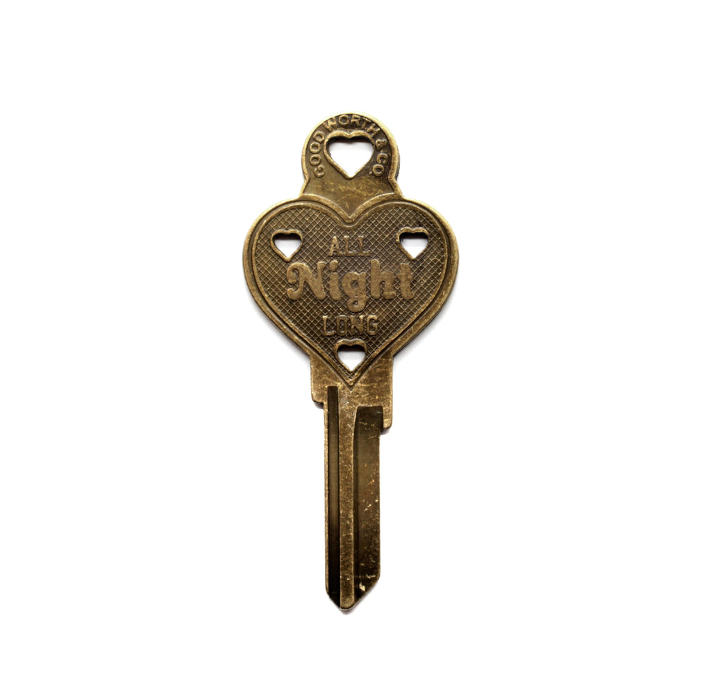 Good Worth + Co. All Night Long Key Antique Brass