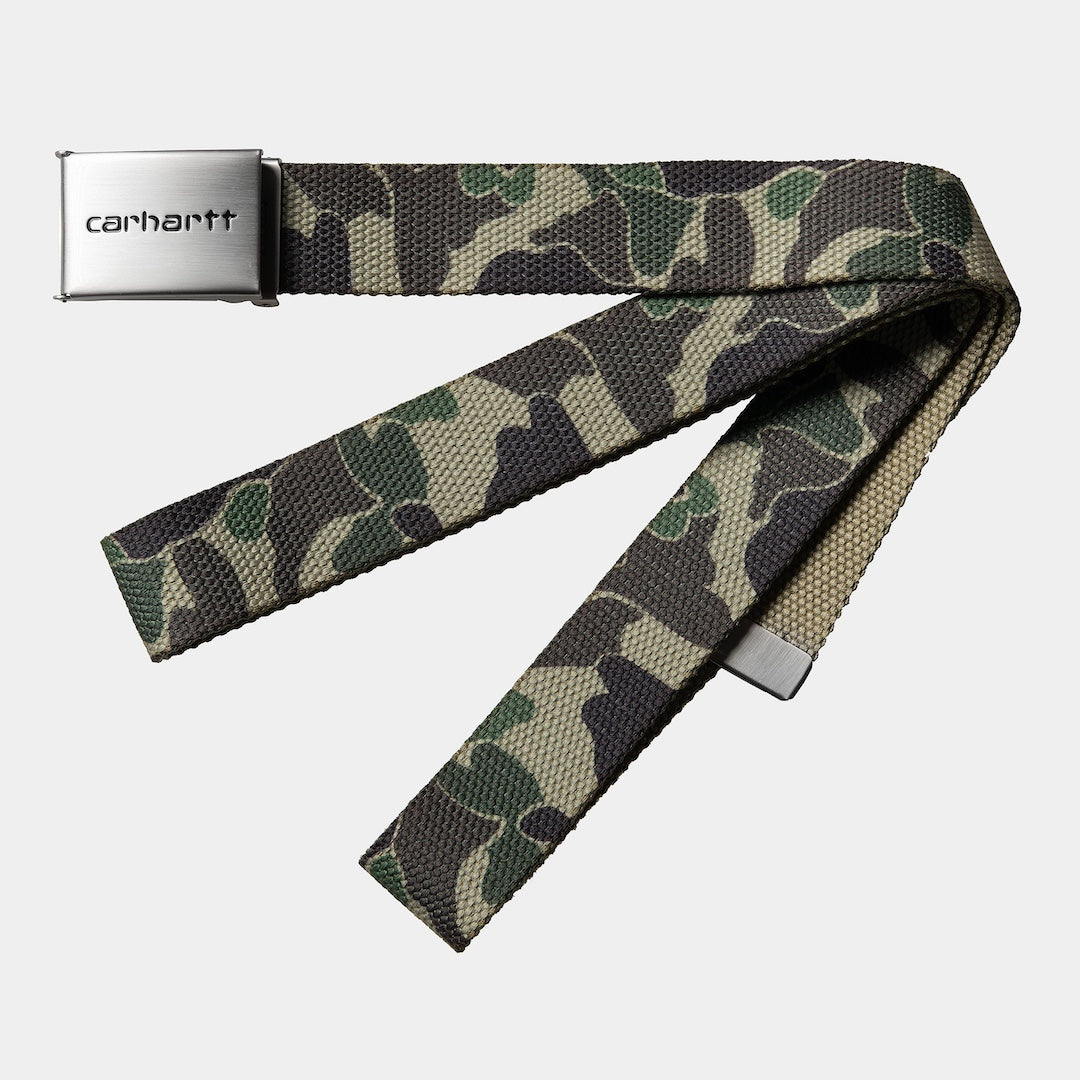 Carhartt WIP Clip Belt Chrome Camo Duck