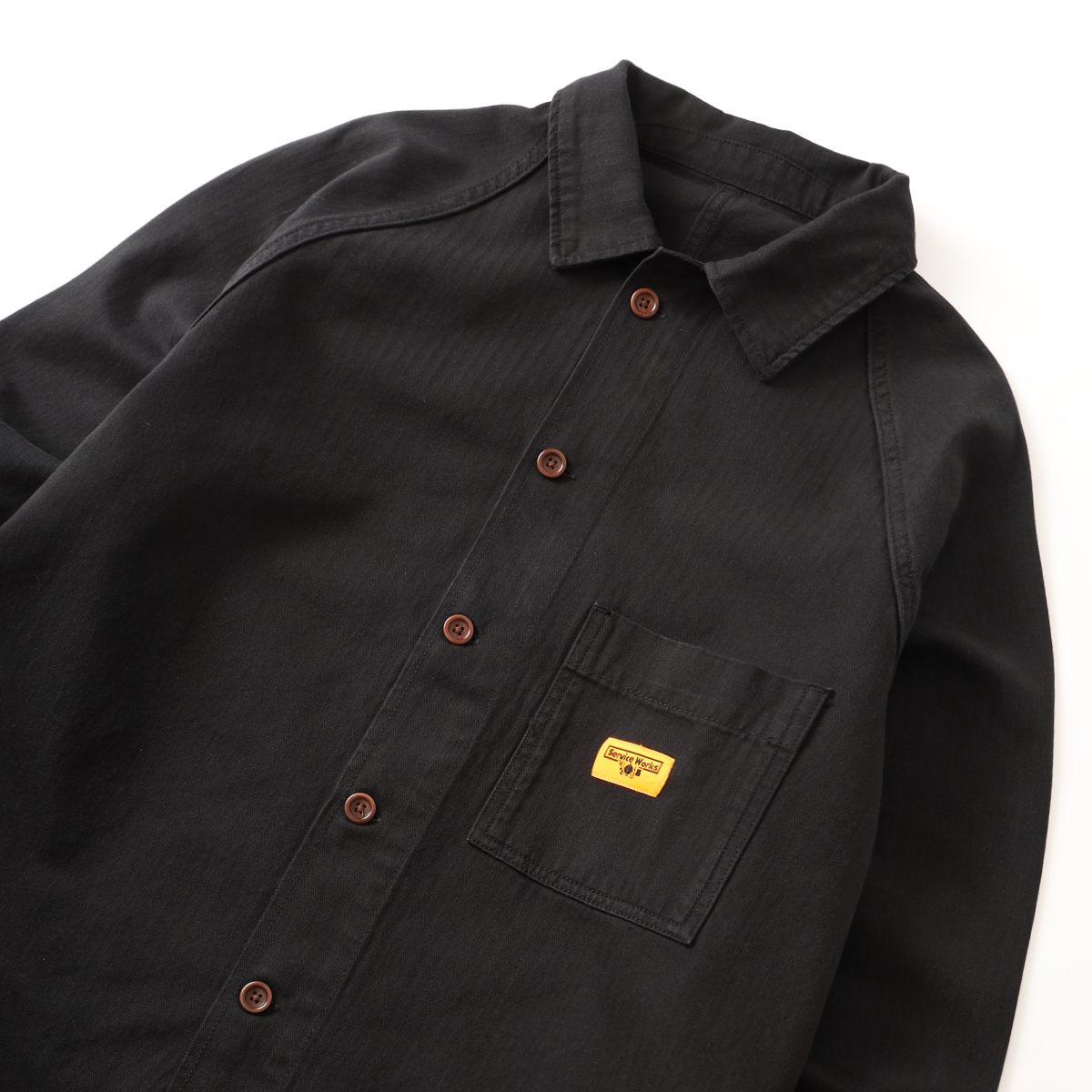 Canvas Works Herringbone FOH Jacket Black