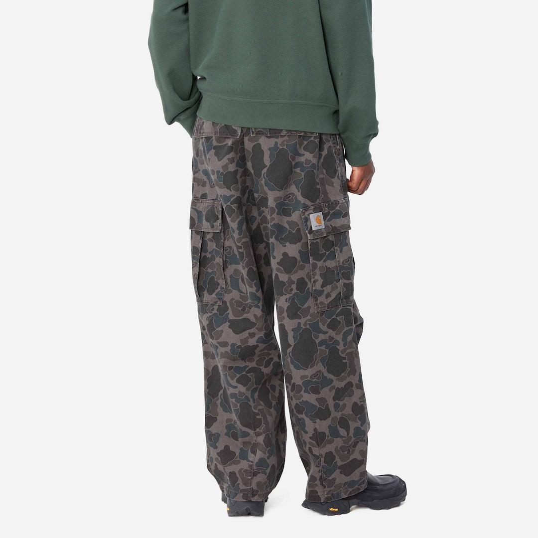 Carhartt WIP Cole Cargo Pant Camo Duck + Grey Stone Washed