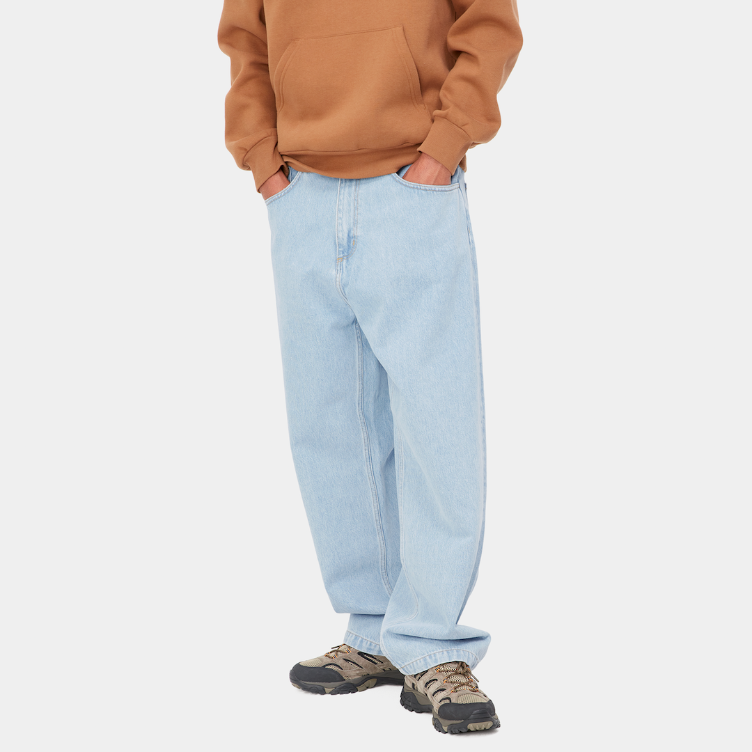 Carhartt WIP Brandon Pant Blue Heavy Stone Bleach