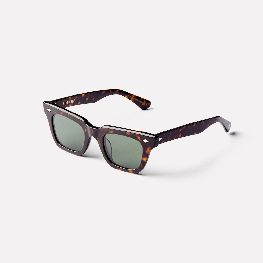 Epøkhe Stereo Tortoise Polished + Green Polarized