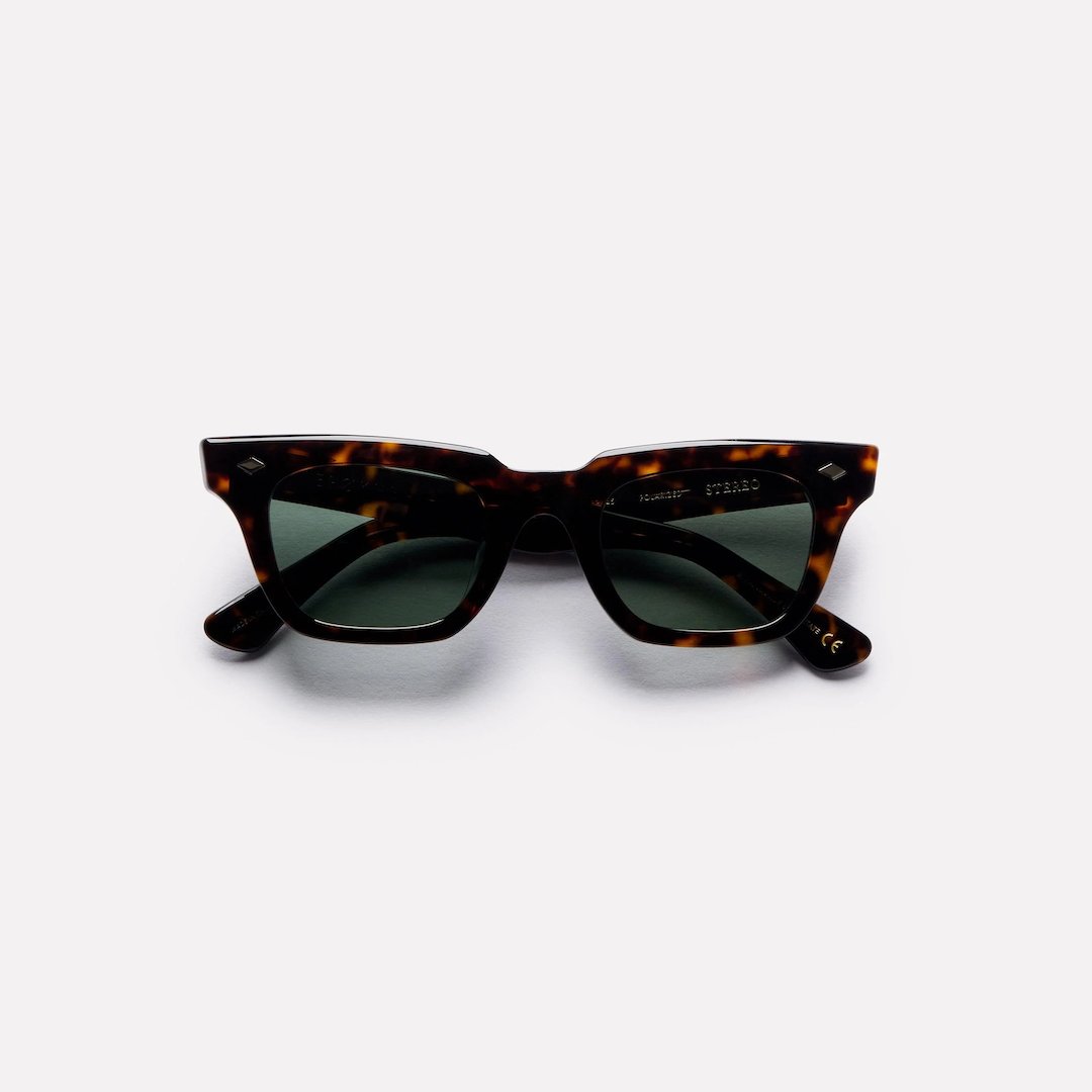 Epøkhe Stereo Tortoise Polished + Green Polarized