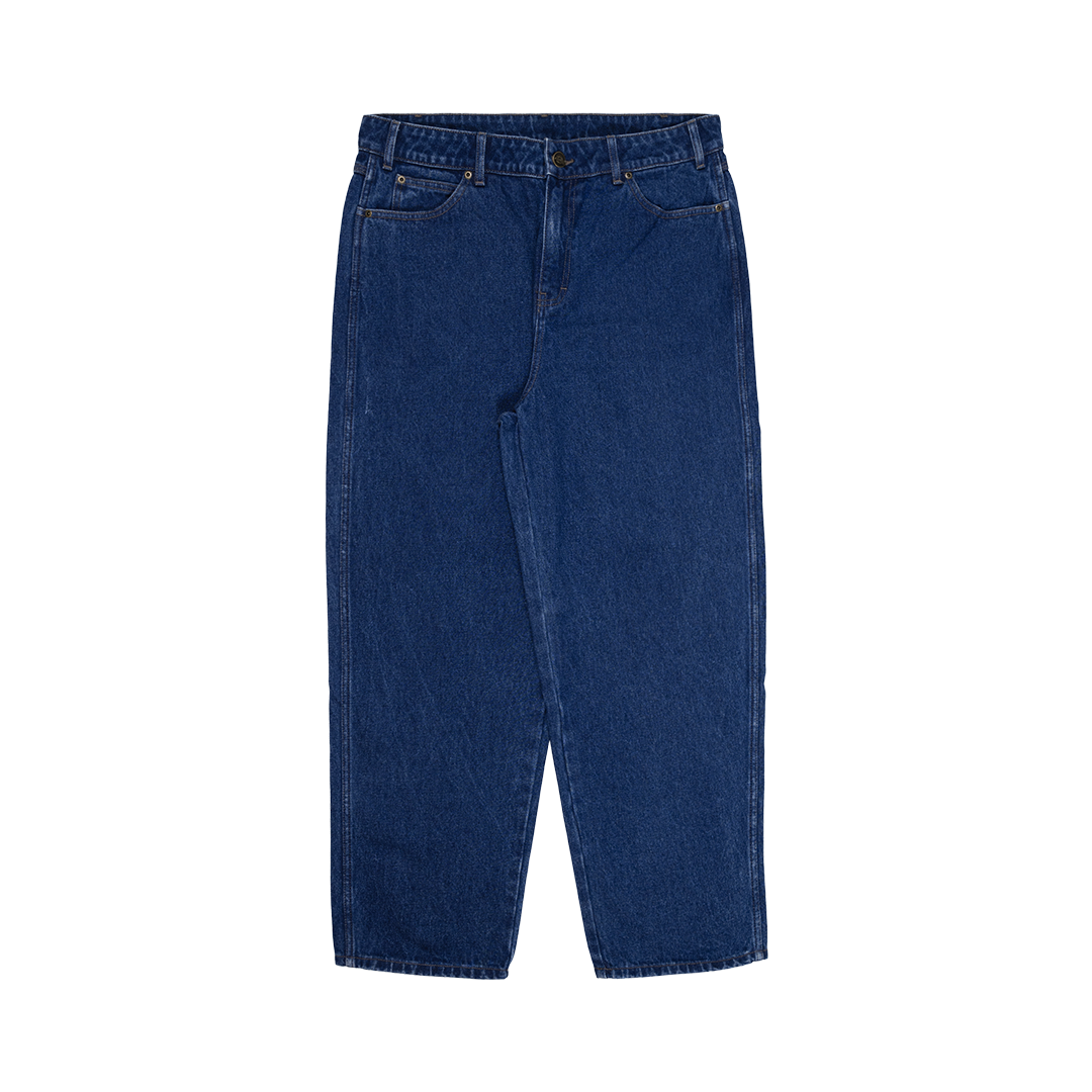 Dickies 5 Pocket Baggy Work Jeans Stone Washed Indigo