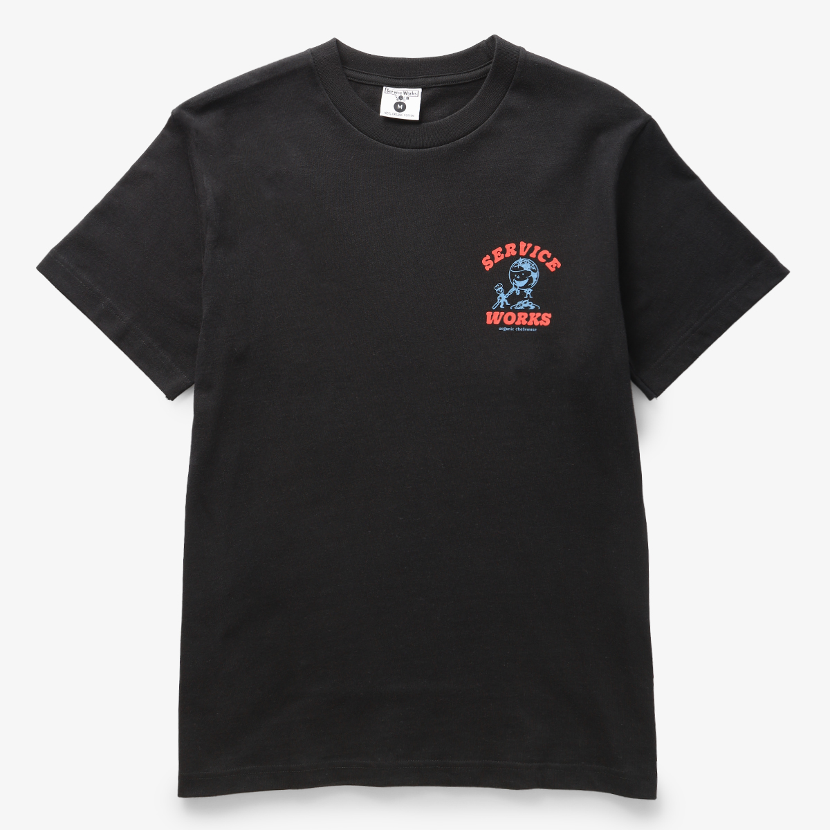 Service Works Organic Chefswear Tee Black