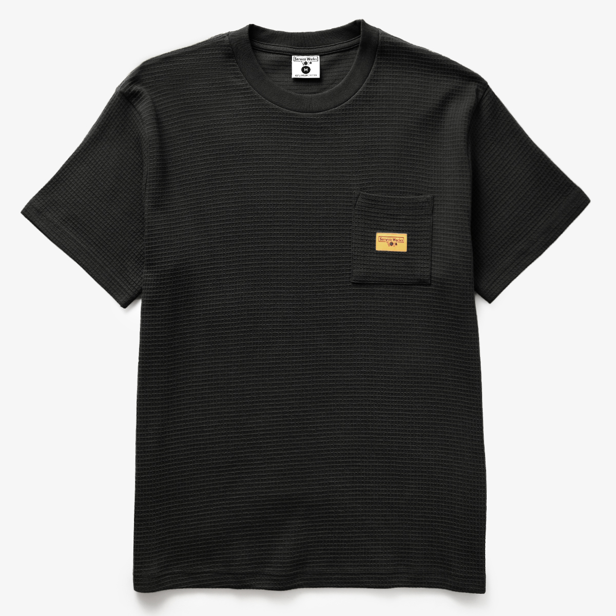 Service Works Waffle Pocket Tee Black